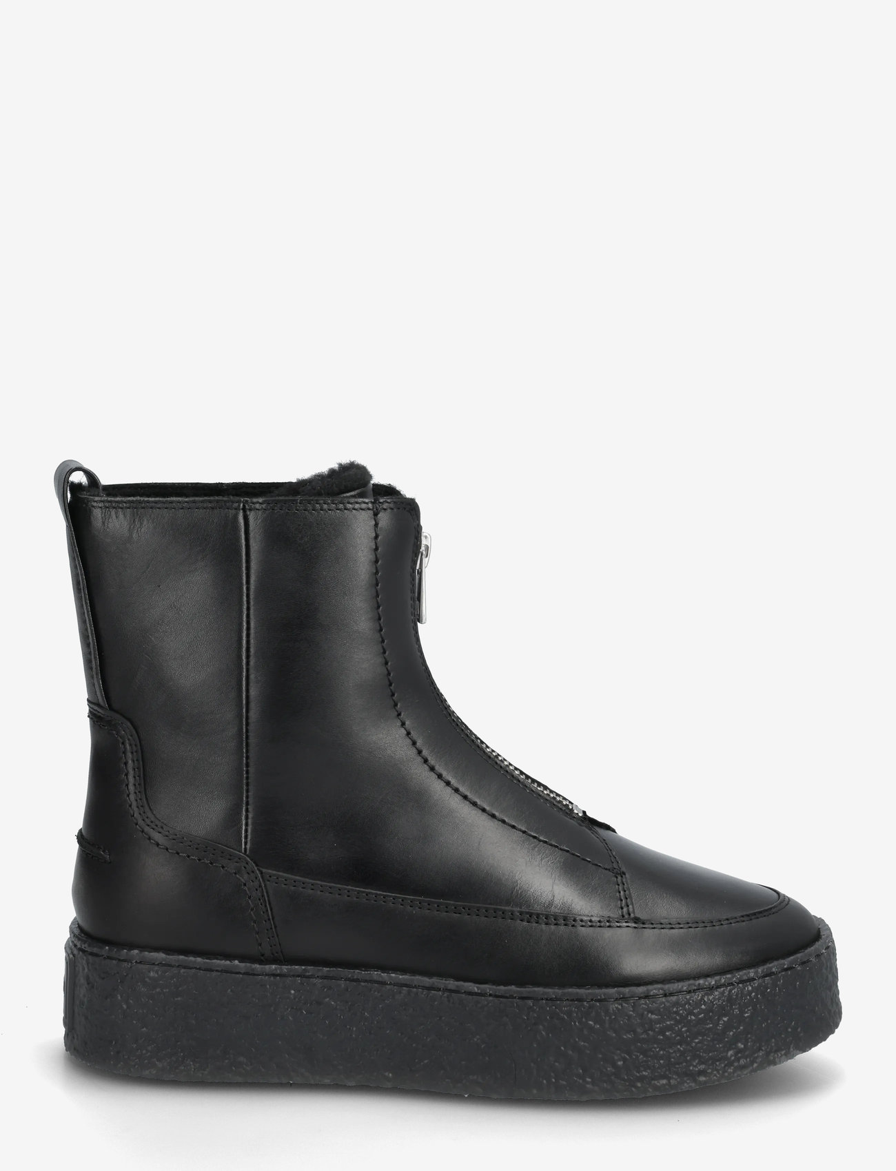 NEWD.Tamaris - Women Boots - flade ankelstøvler - black leather - 1