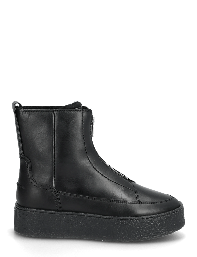 NEWD.Tamaris - Women Boots - flade ankelstøvler - black leather - 1