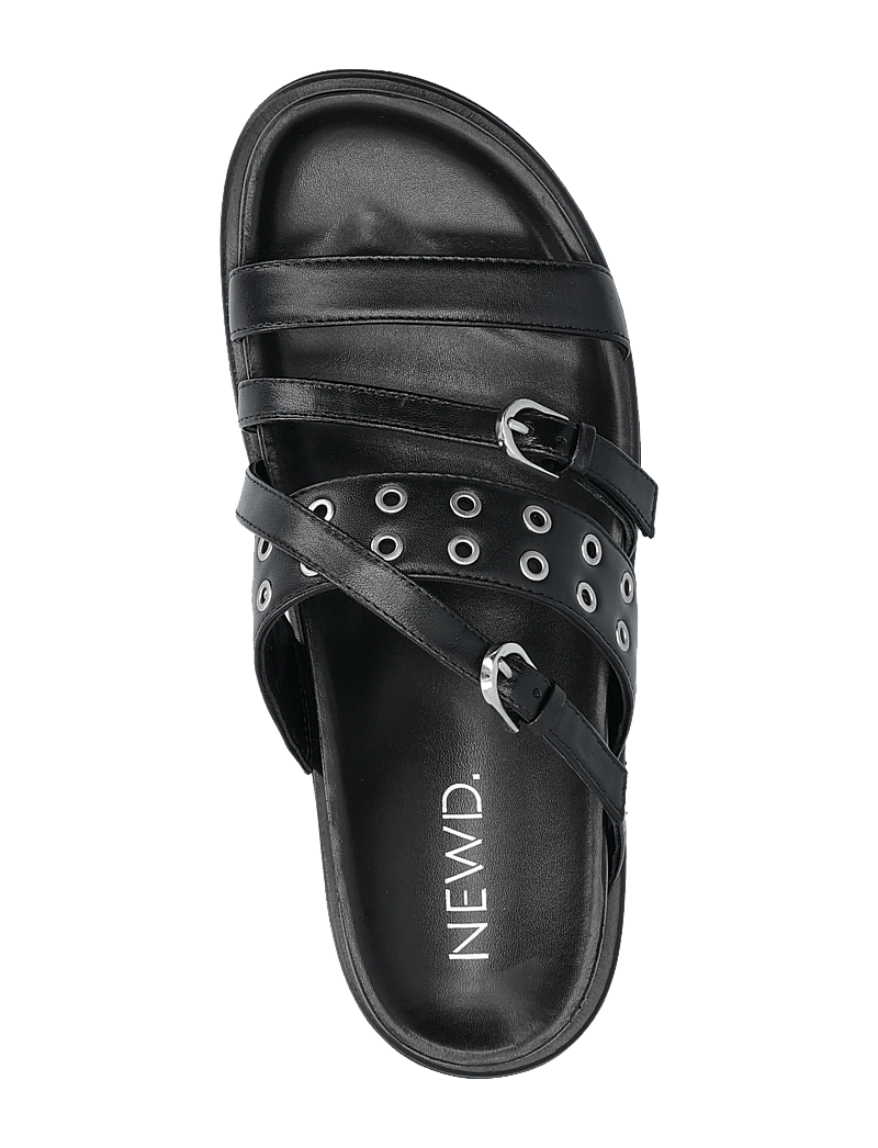 NEWD.Tamaris - Women Slides - flat sandals - black - 3