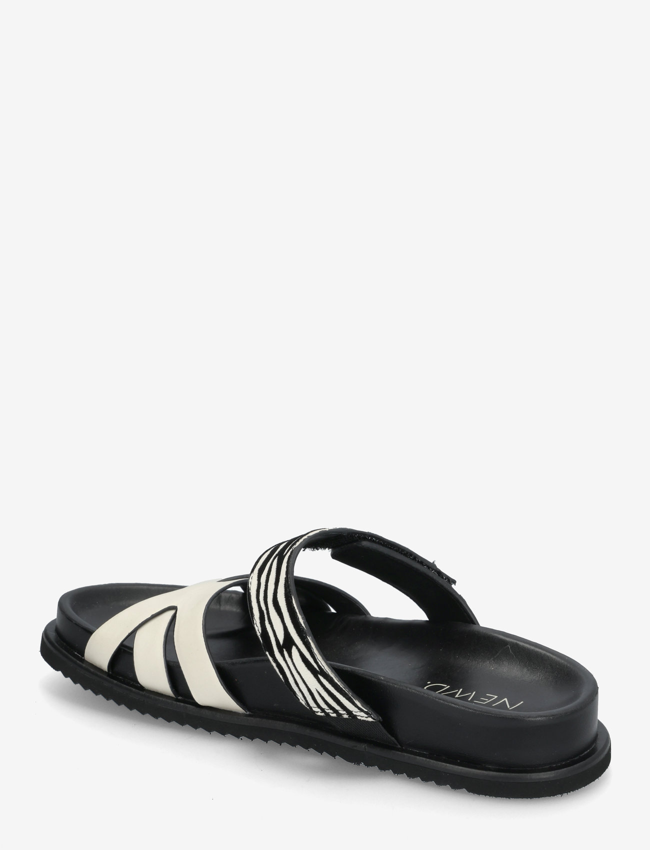 NEWD.Tamaris - Women Slides - platta sandaler - ivory comb - 2