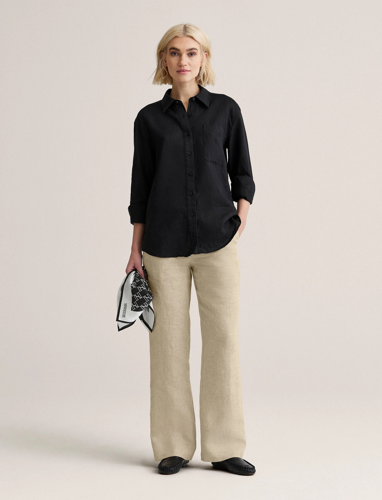 Newhouse Rafaela Linen Shirt - - 36 1