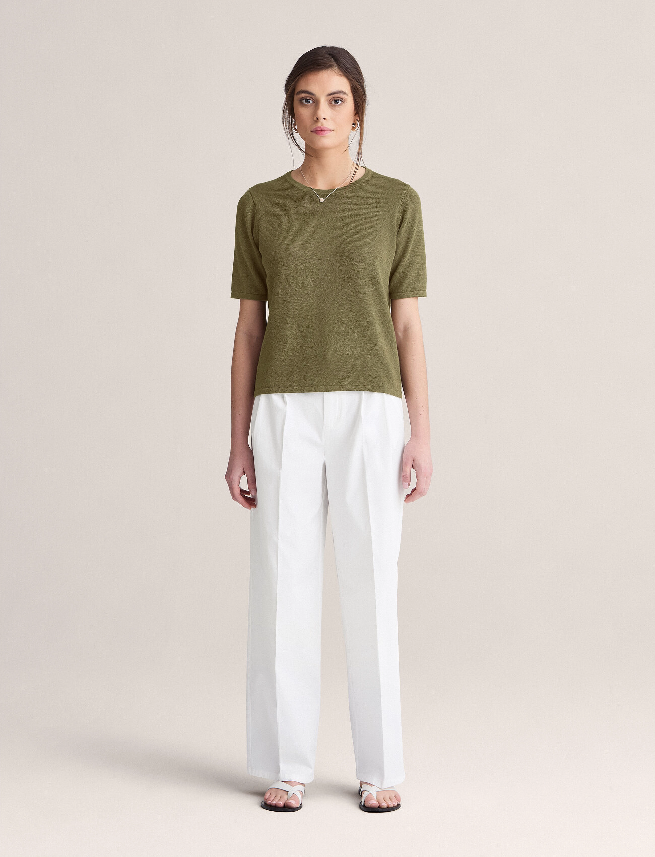 Olga Linen Top - 755