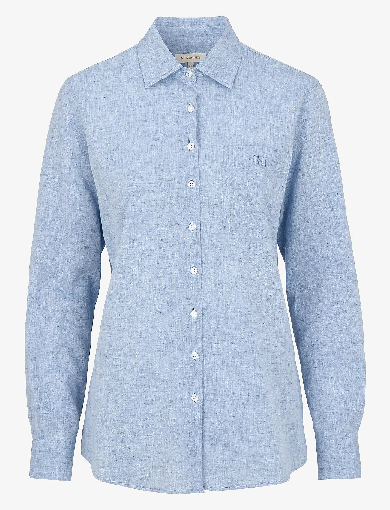 Newhouse - Elsa Pocket Shirt - leinenhemden - 631 - 0