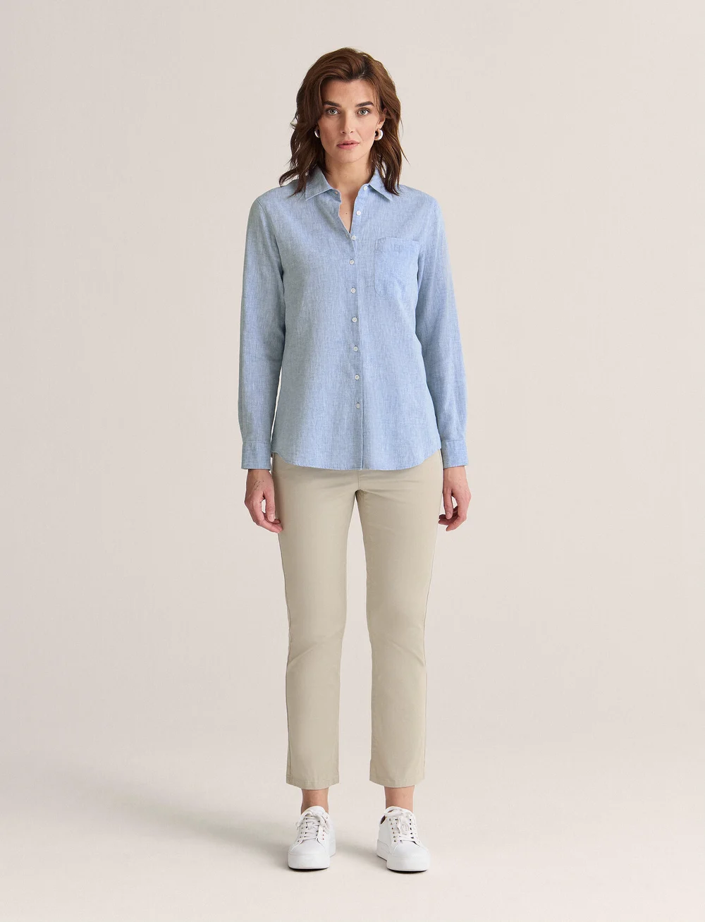 Newhouse - Elsa Pocket Shirt - leinenhemden - 631 - 0