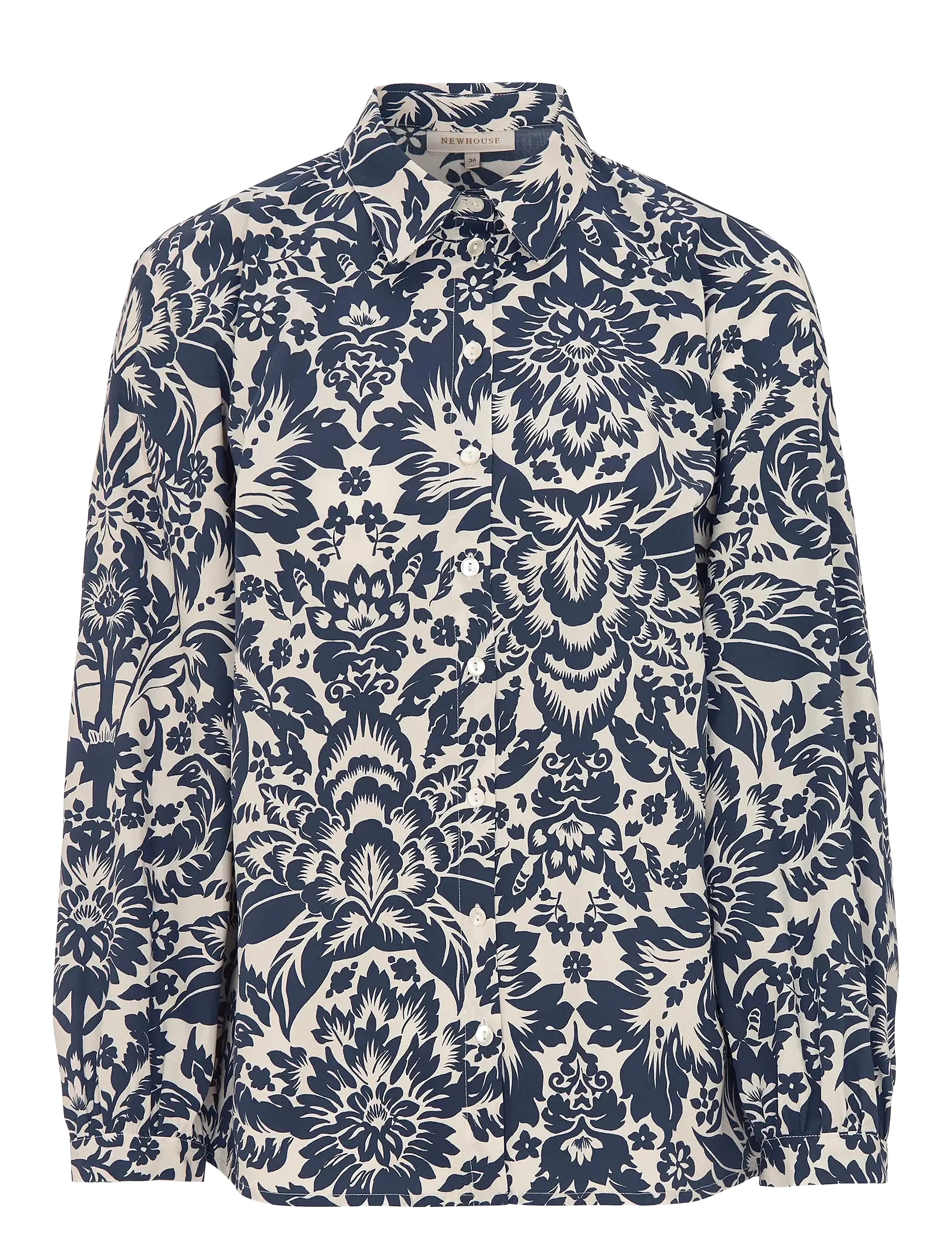 NEWHOUSE Karla Medallion Shirtblouse Patterned - 38 - Damen