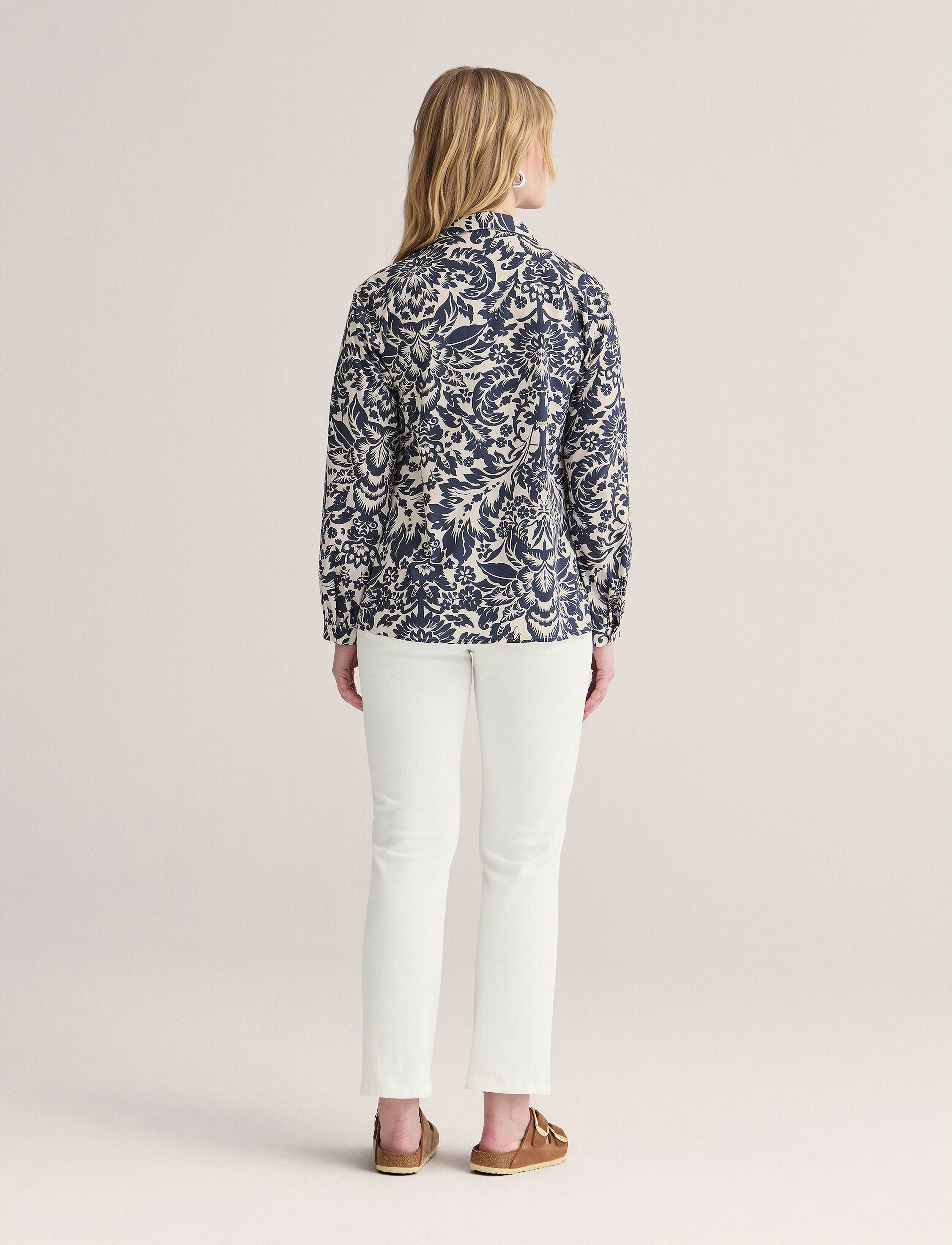 Newhouse - Karla Medallion Shirtblouse - langärmlige hemden - 699 - 3