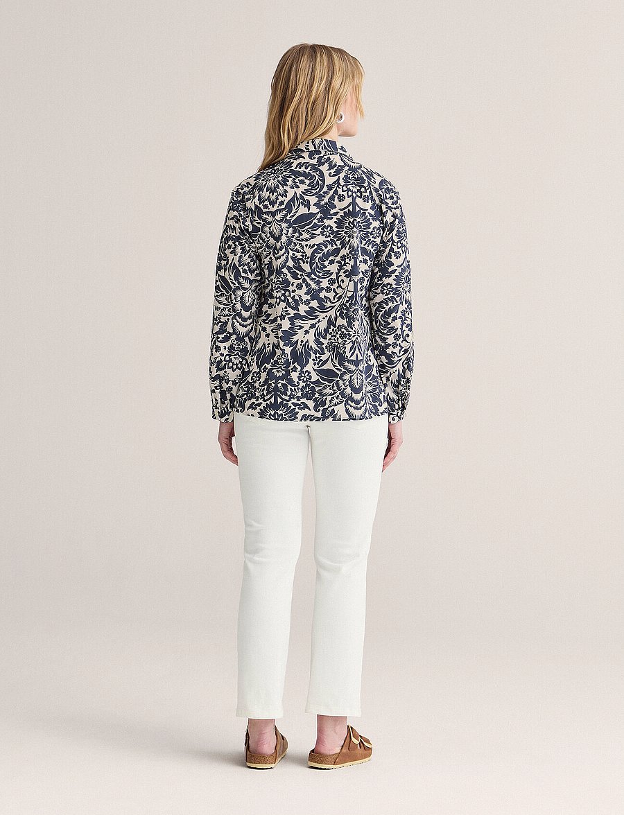 Newhouse - Karla Medallion Shirtblouse - langärmlige hemden - 699 - 3