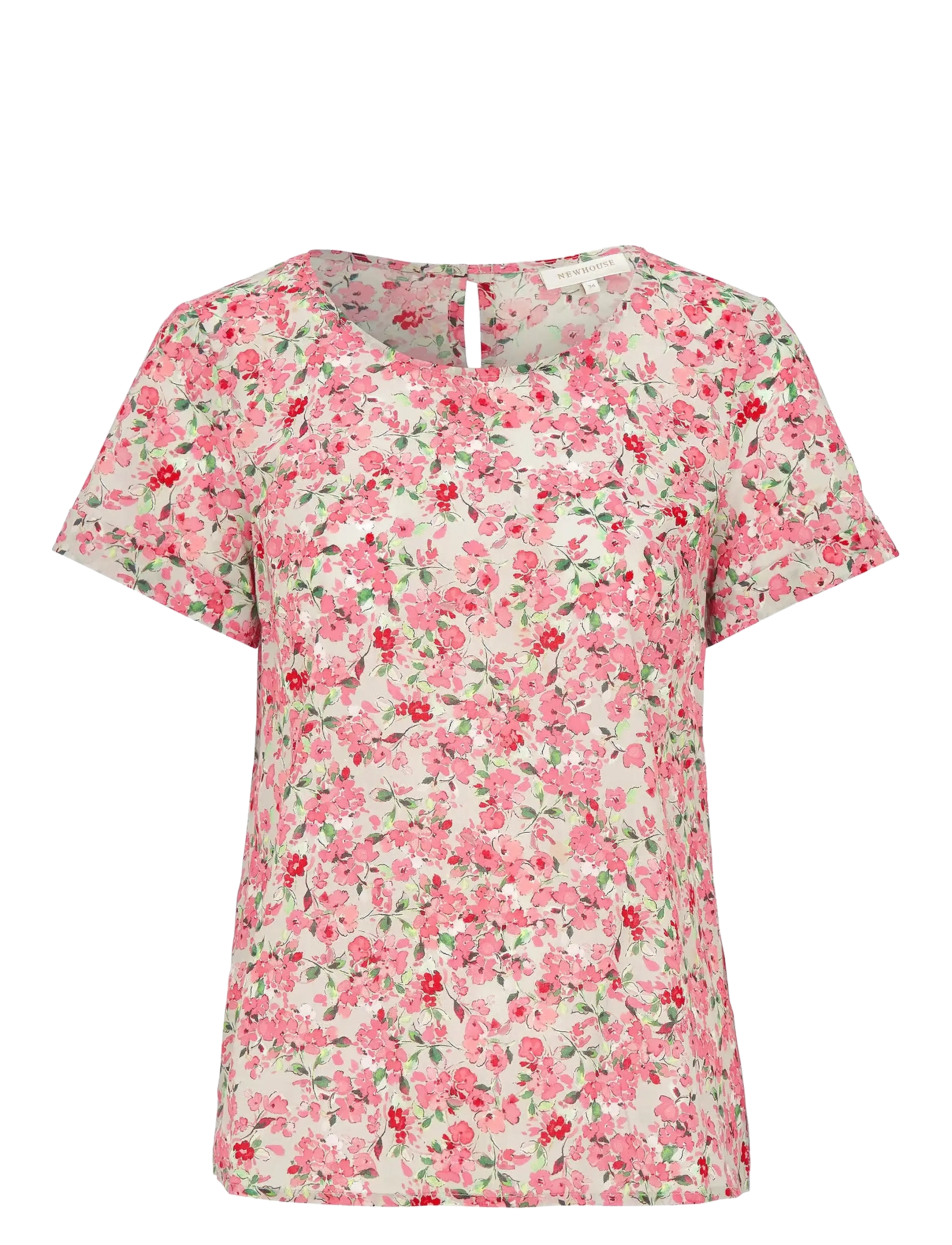 Newhouse Kate Cherryblossom Top - Tøj - 390 / pink/rose