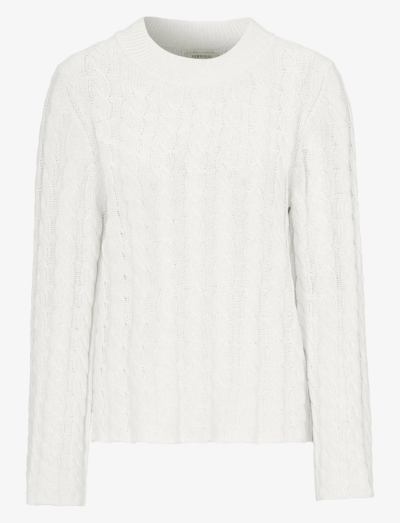 Newhouse - Mandy Cable Sweater - efterårstøj - 100 - 0