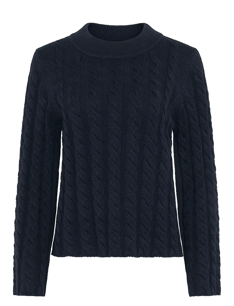 Newhouse - Mandy Cable Sweater - striktrøjer - 699 - 1