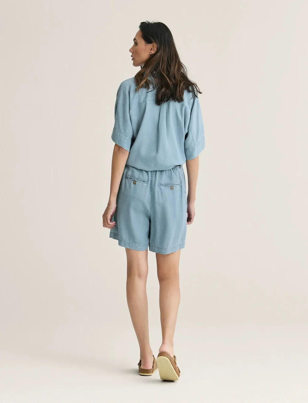 Newhouse - Mary Tencel Shorts - jeansshorts - 680 - 3