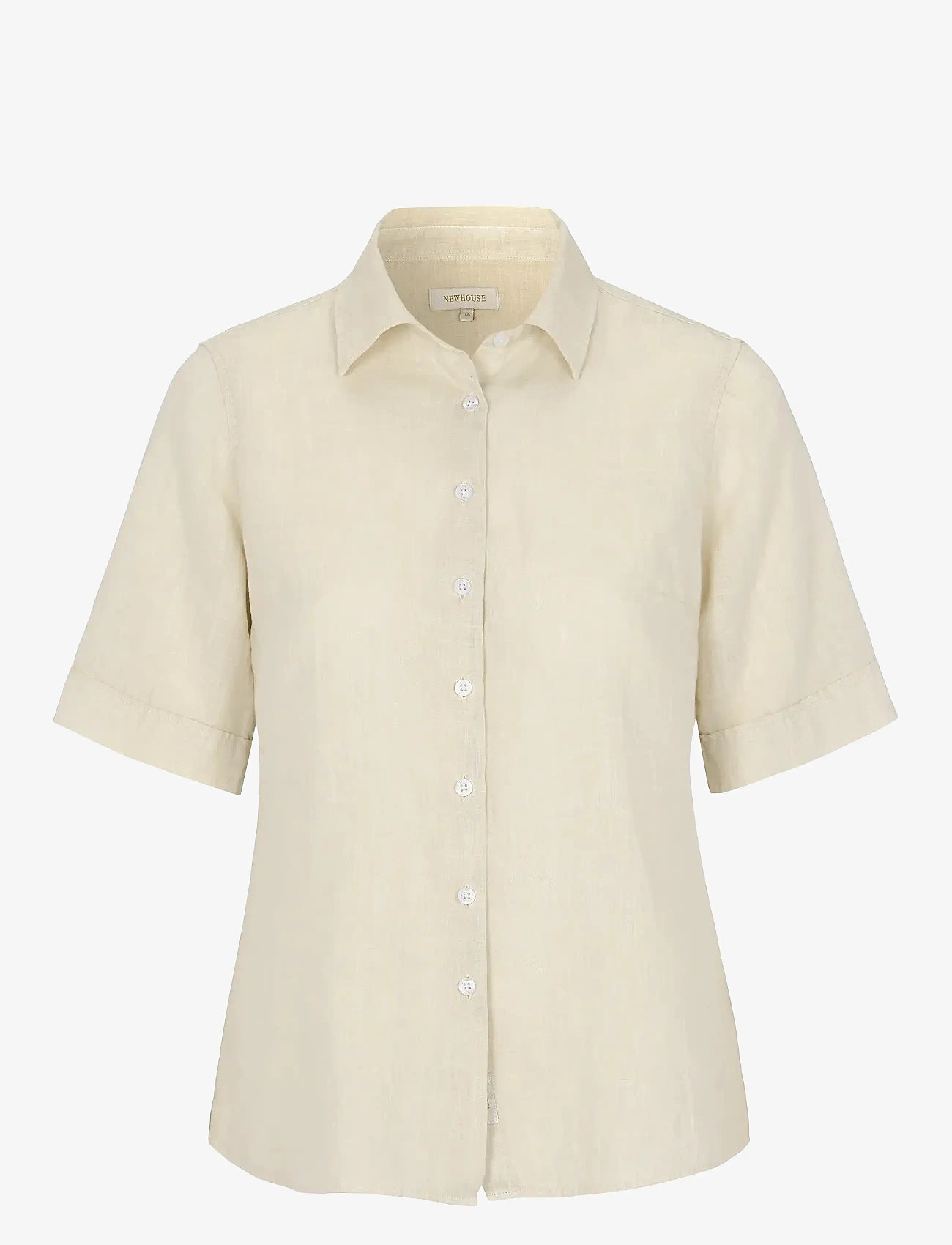 Newhouse - Corfu Linen Shirt - hørskjorter - 113 - 1