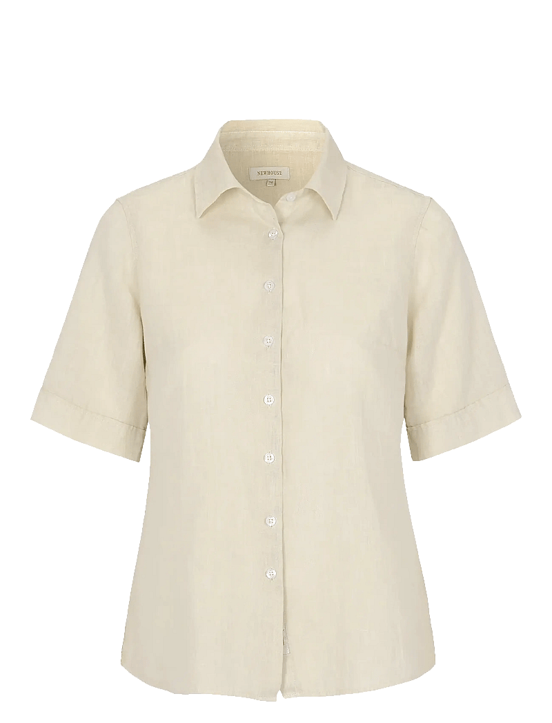 Newhouse - Corfu Linen Shirt - hørskjorter - 113 - 1