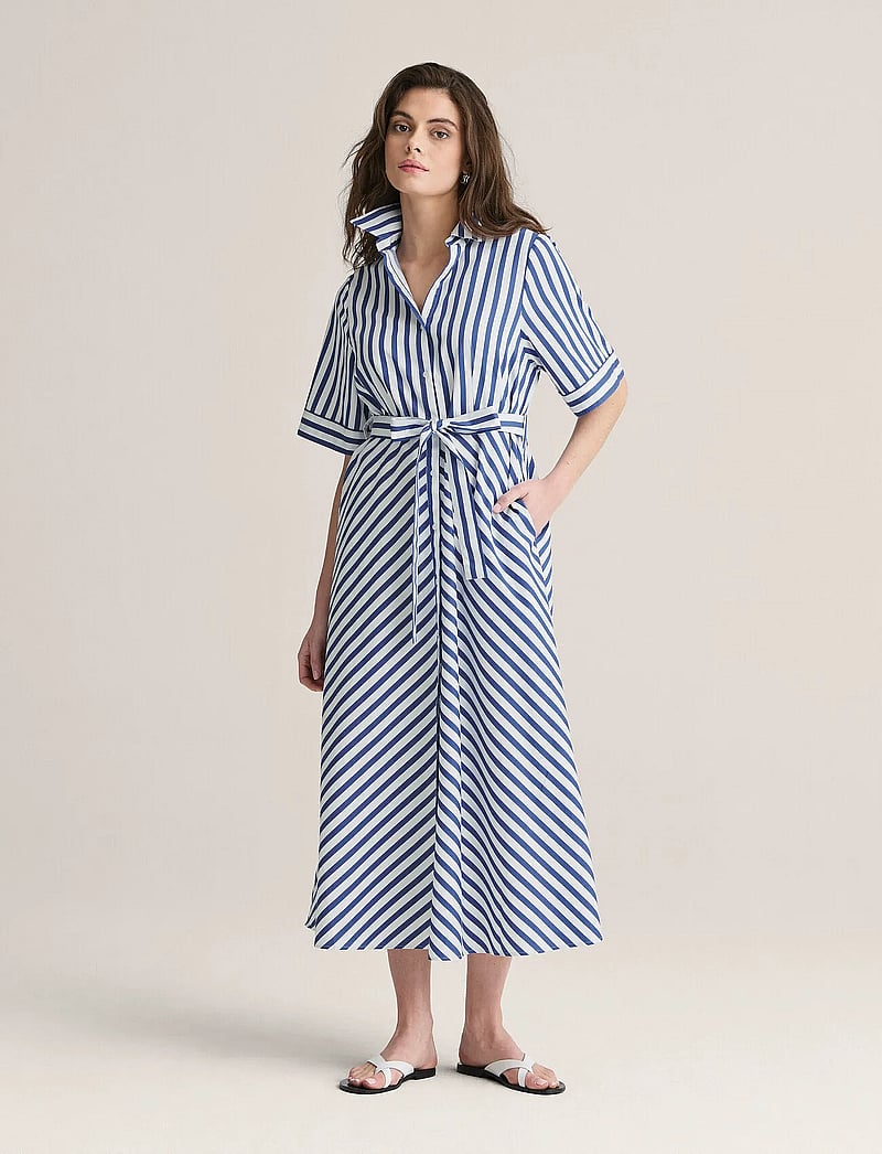 Newhouse Astrid Striped Dress (NEH100155) Midi dresses