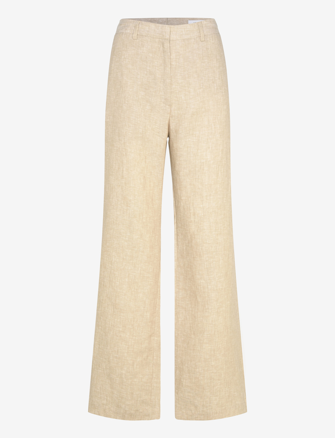 Newhouse - Amanda Linen Trousers - pellavahousut - natural linen - 1