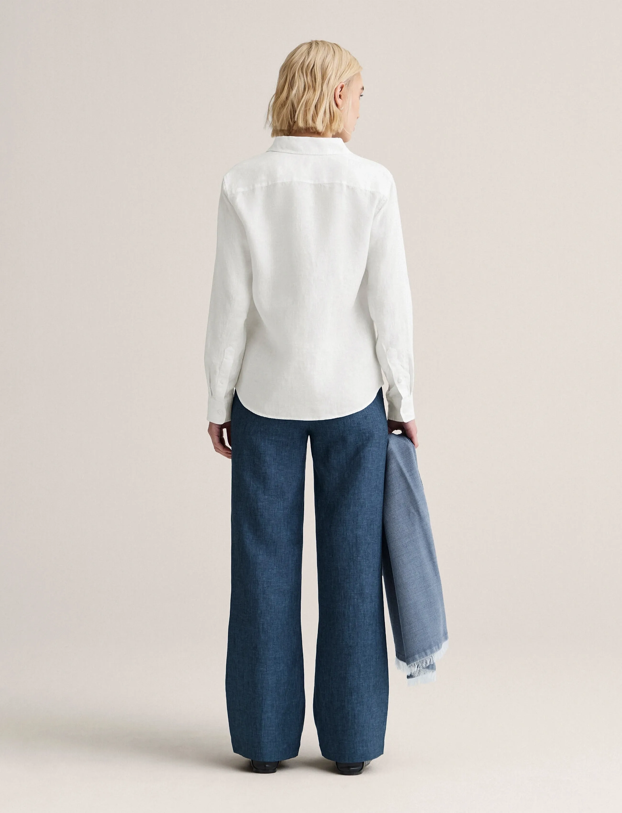 Newhou Amanda Linen Trousers linnebyxor dam – bild 2