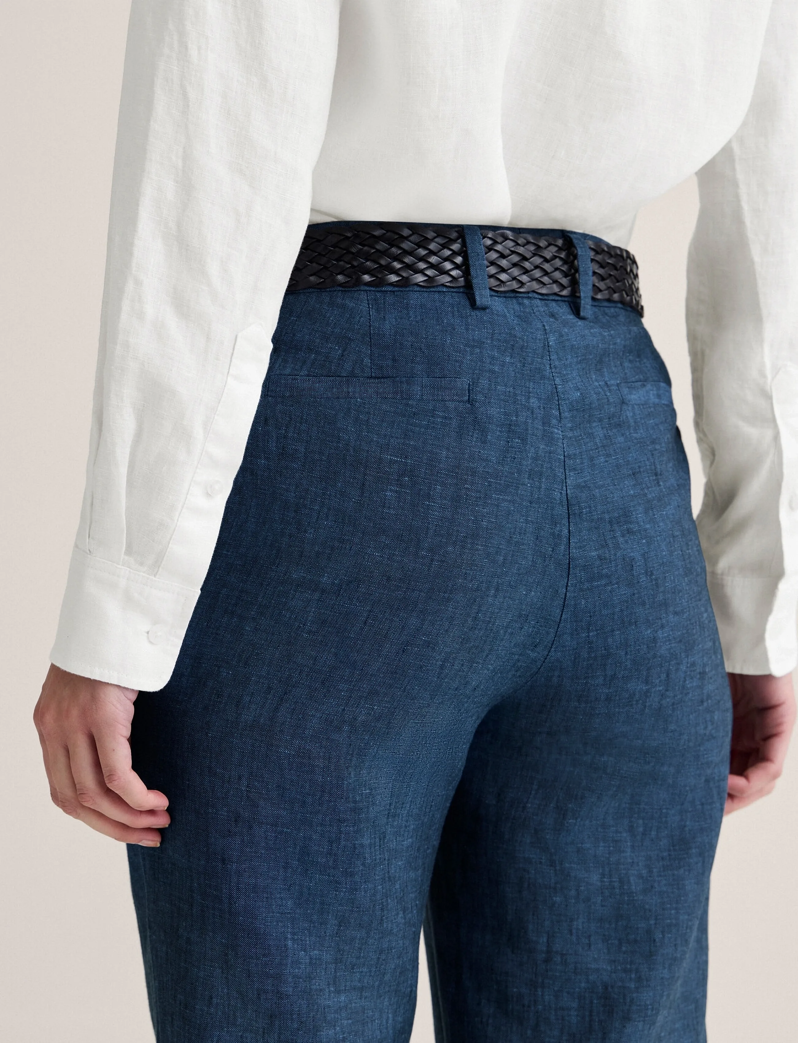 Newhou Amanda Linen Trousers linnebyxor dam – bild 3