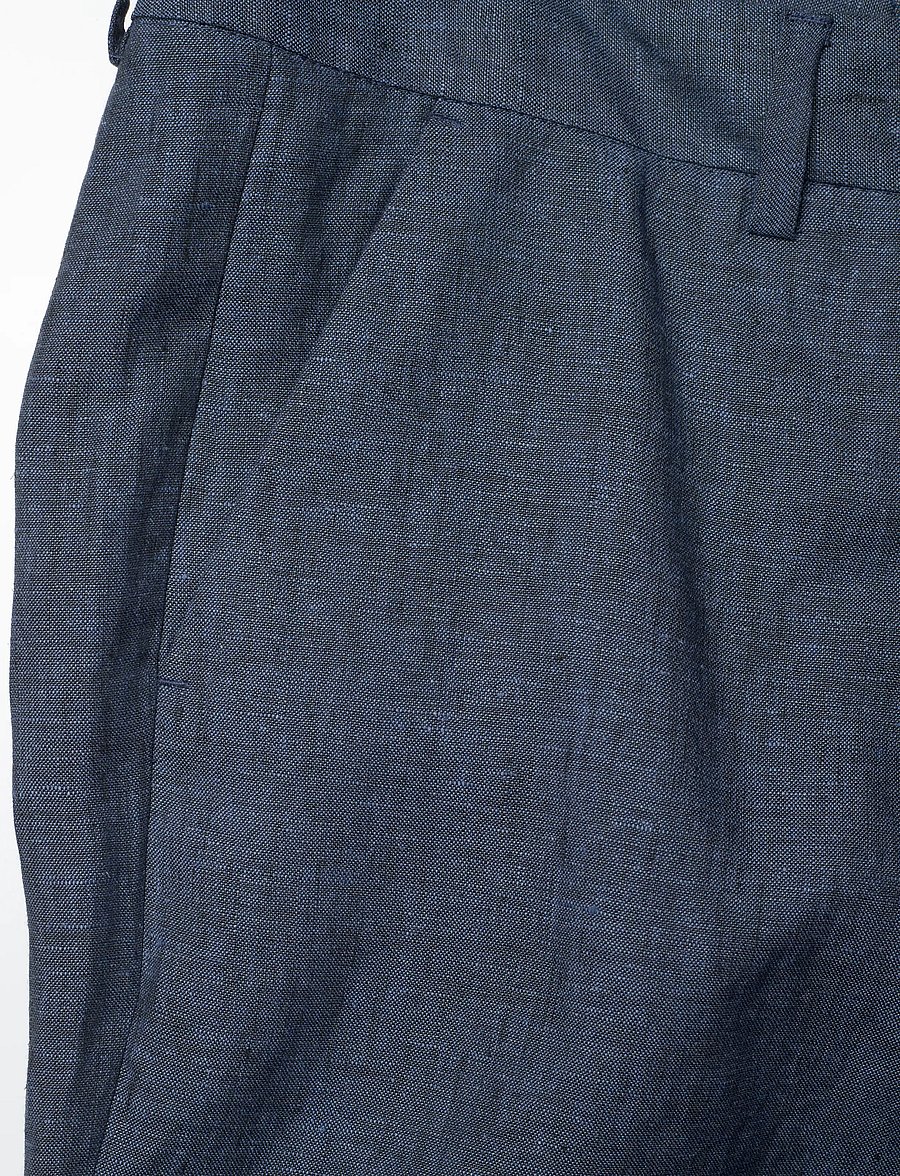 Newhouse - Amanda Linen Trousers - leinenhosen - soft navy - 5