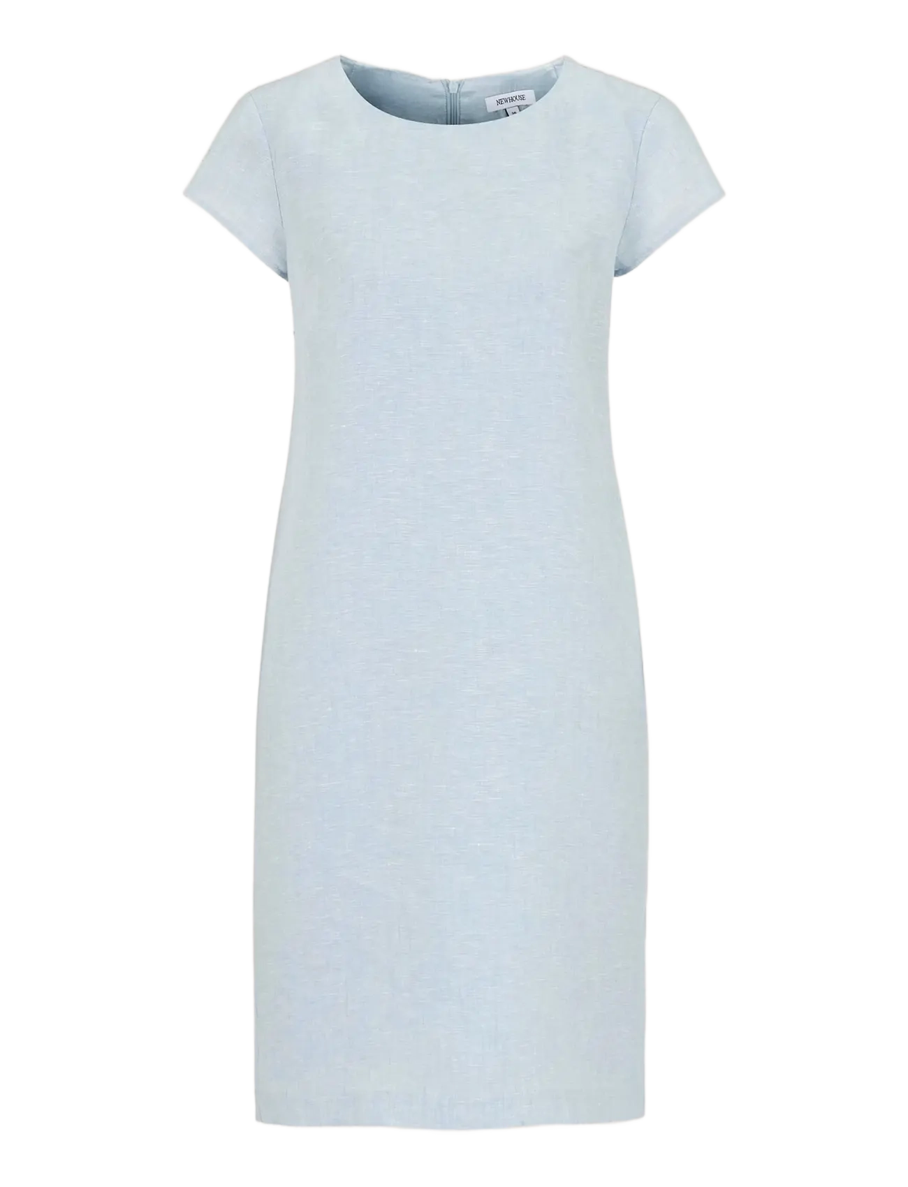 NEWHOUSE Klara Linen Kleid Blau - 34 - Damen