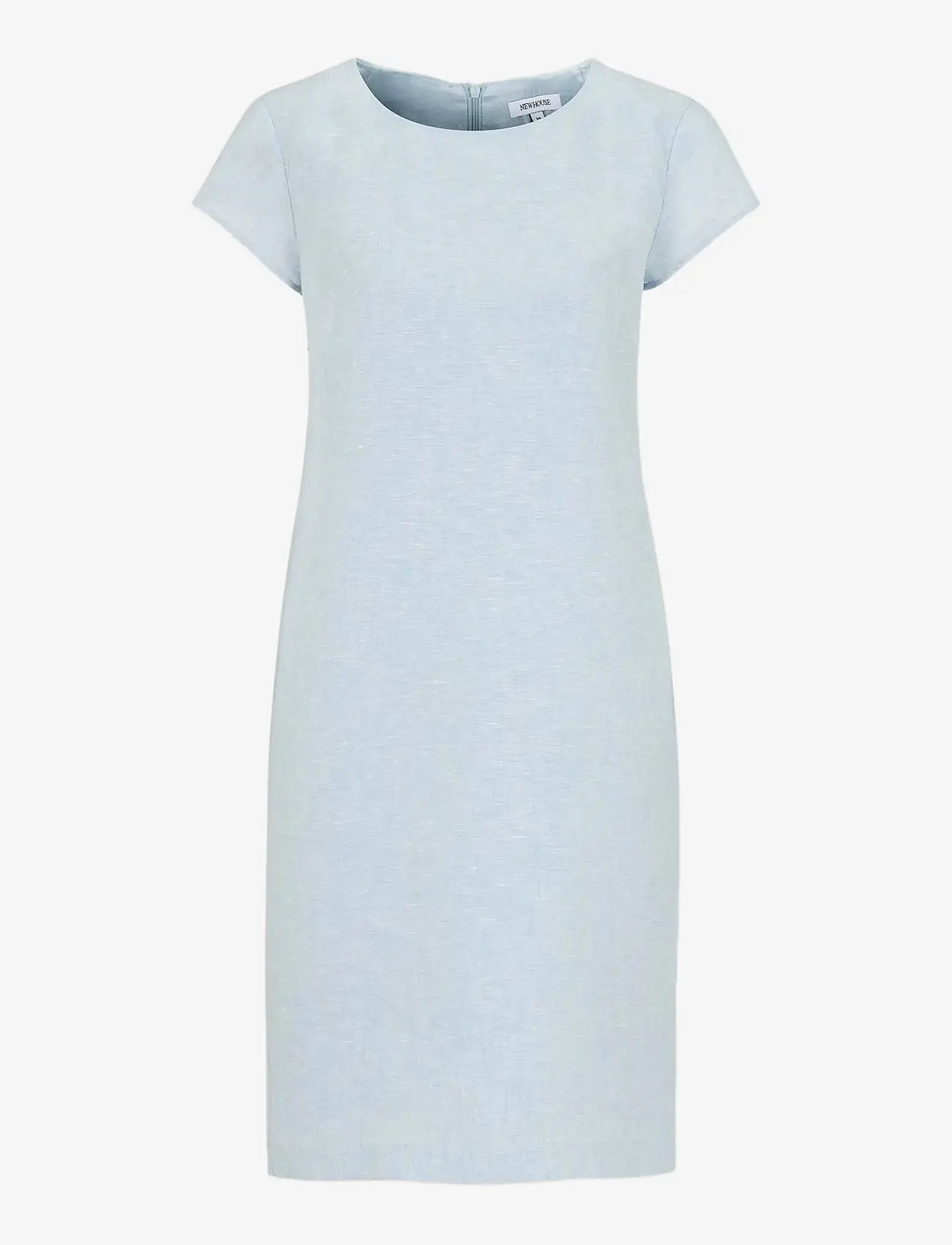 Newhouse - Klara Linen Dress - suvekleidid - light blue - 1
