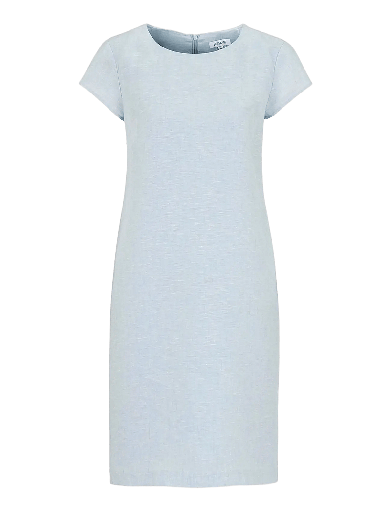 Newhouse - Klara Linen Dress - suvekleidid - light blue - 1