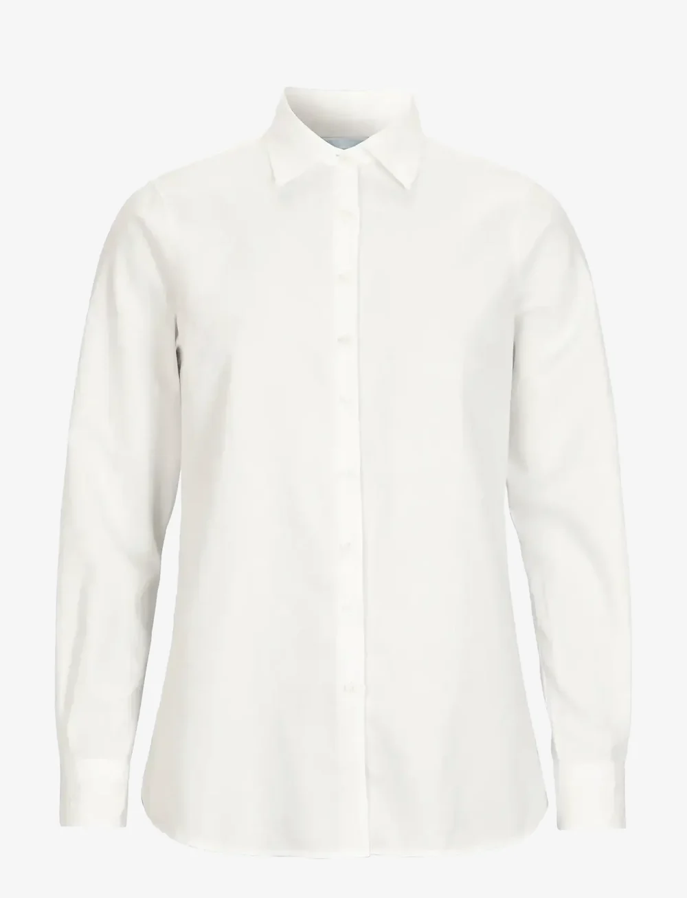 Newhouse - Elsa Oxford Shirt - long-sleeved shirts - white - 1