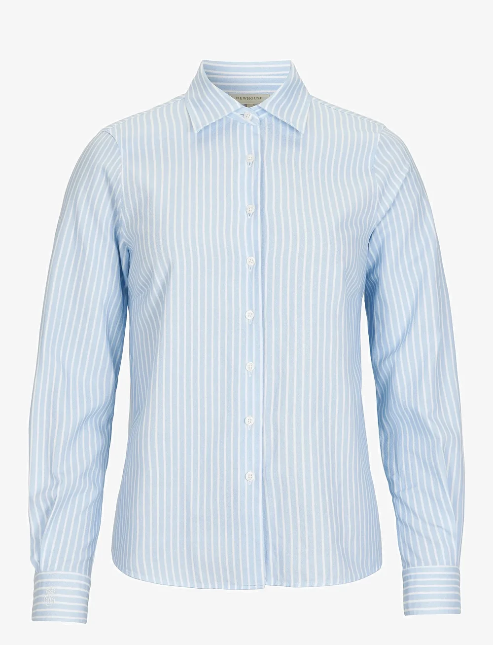 Newhouse - Linnéa Striped Oxford Shirt - pikkade varrukatega särgid - 600 - 1