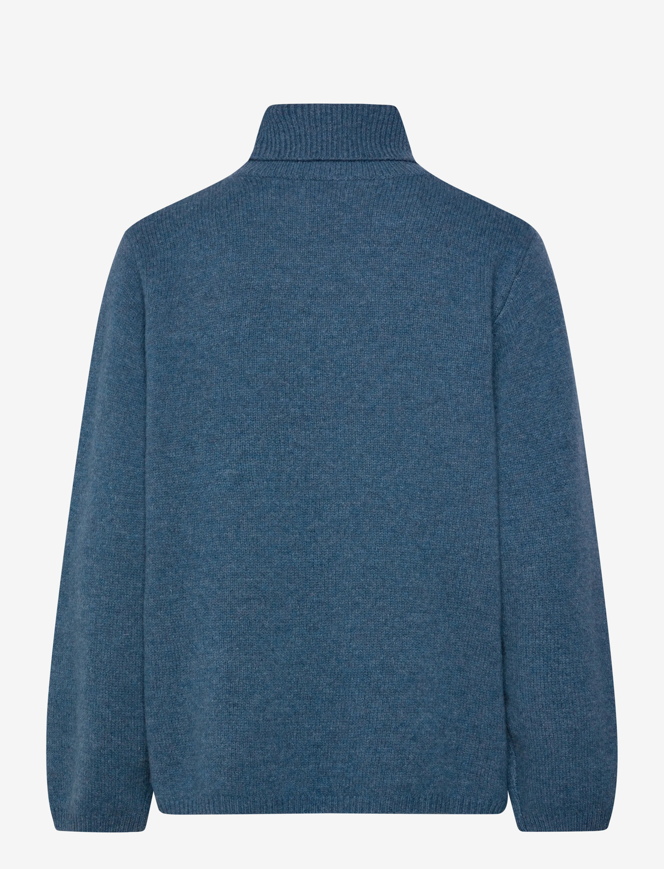 Newhouse - Alva Merino turtleneck - polotröjor - denim blue - 2