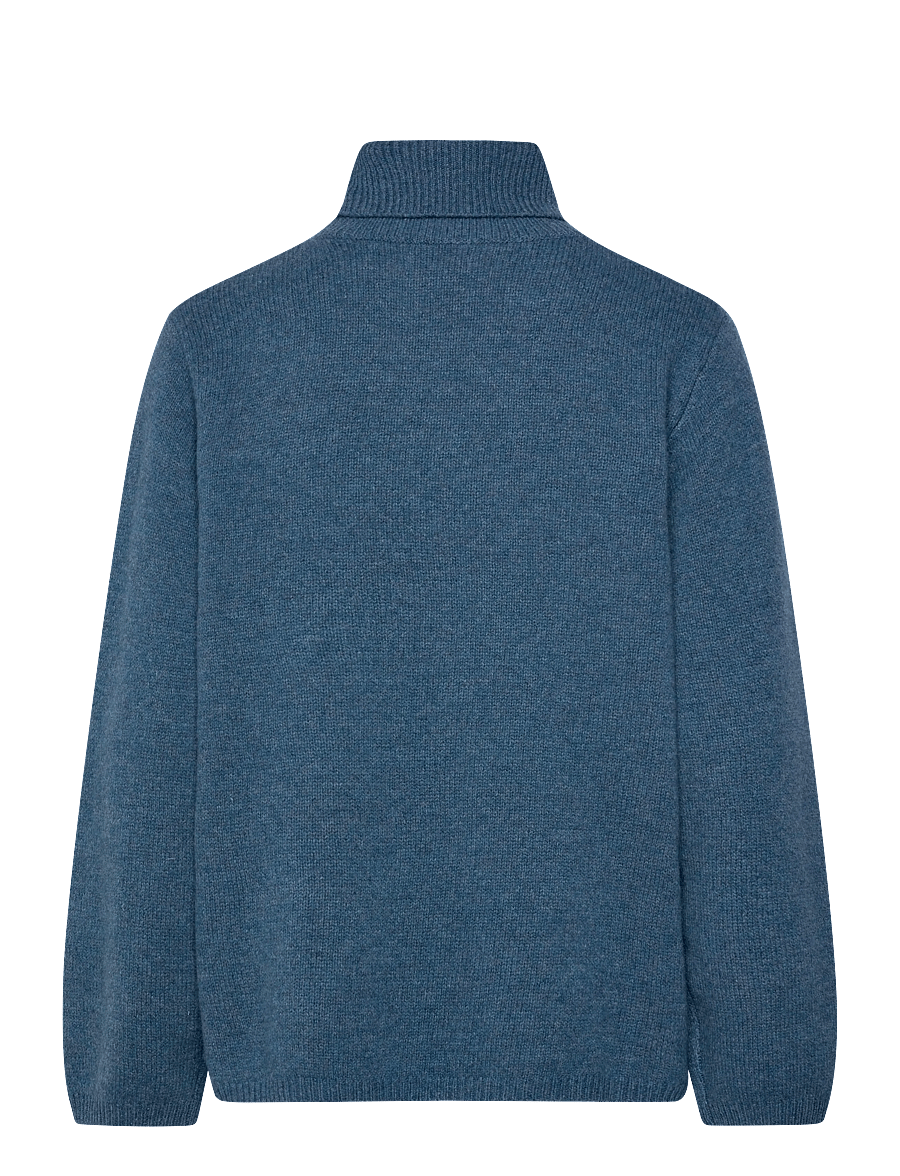 Newhouse - Alva Merino turtleneck - coltruien - denim blue - 2