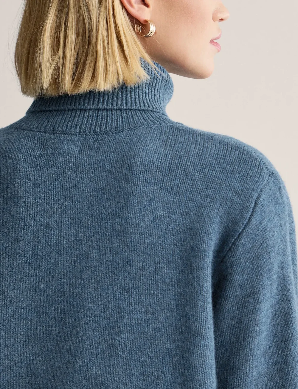 Newhouse - Alva Merino turtleneck - rollkragenpullover - denim blue - 3