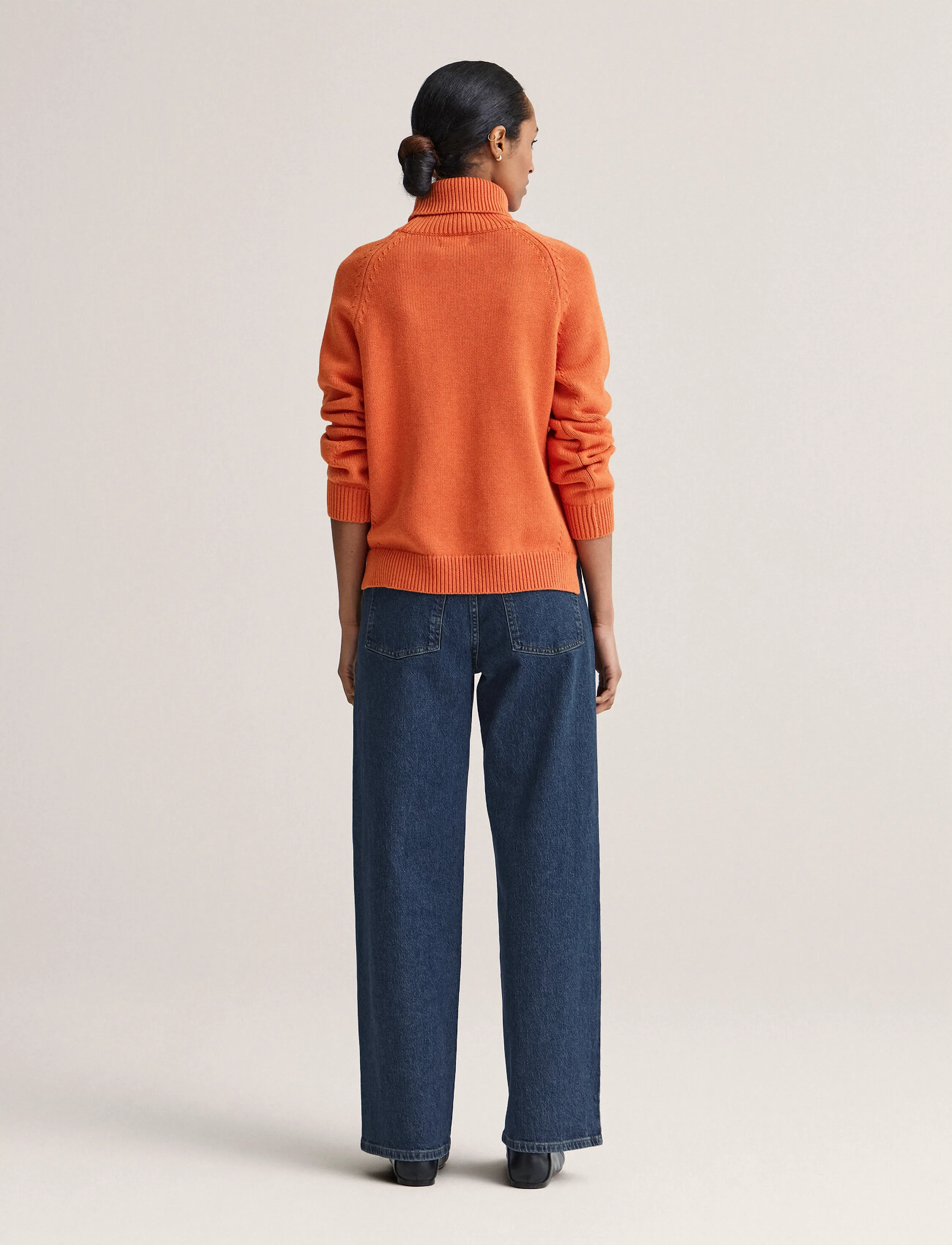 Newhouse - Iris Knitted Turtleneck - amber - 2