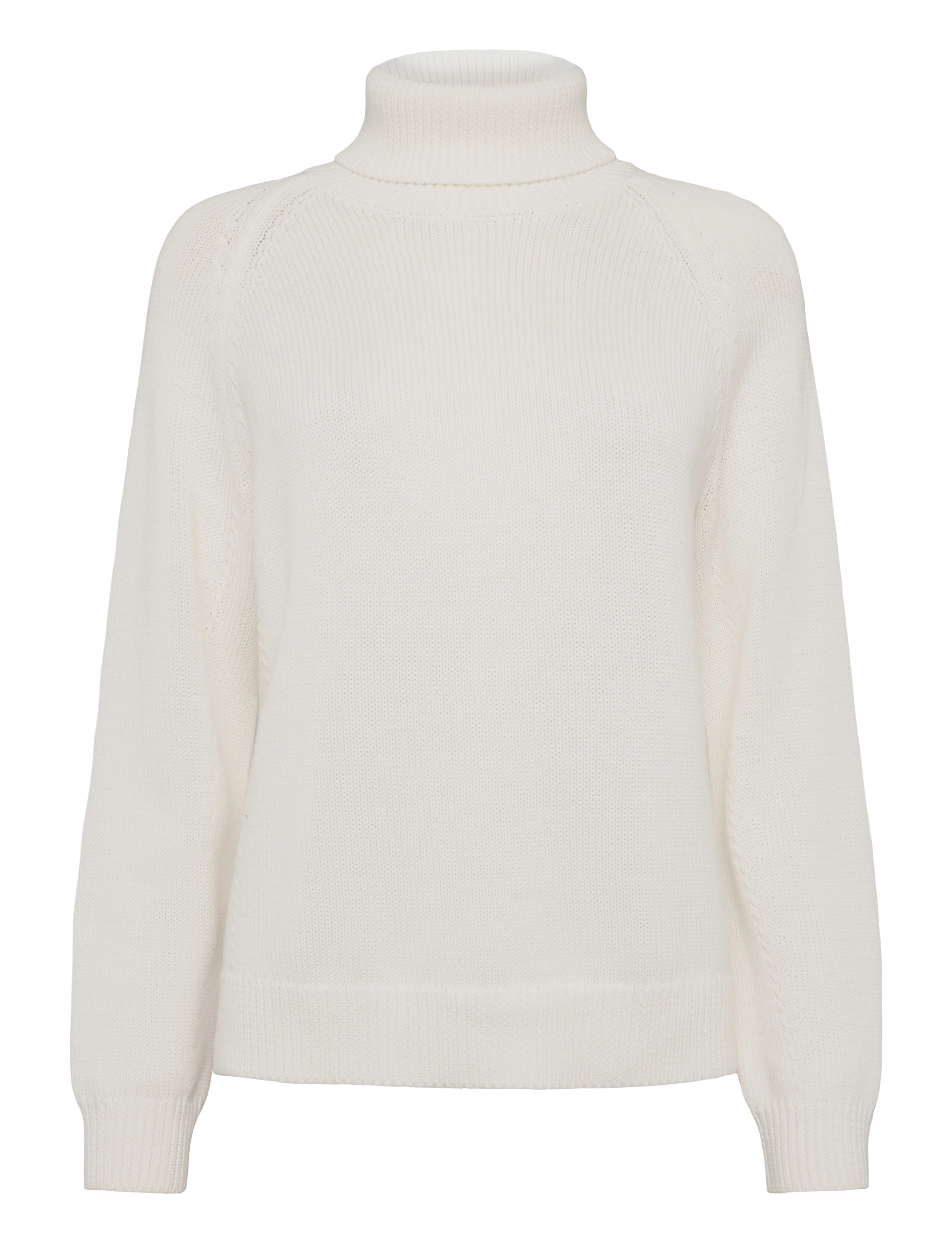 Newhouse Iris Knitted Turtleneck - Newhouse - OFFWHITE / cream