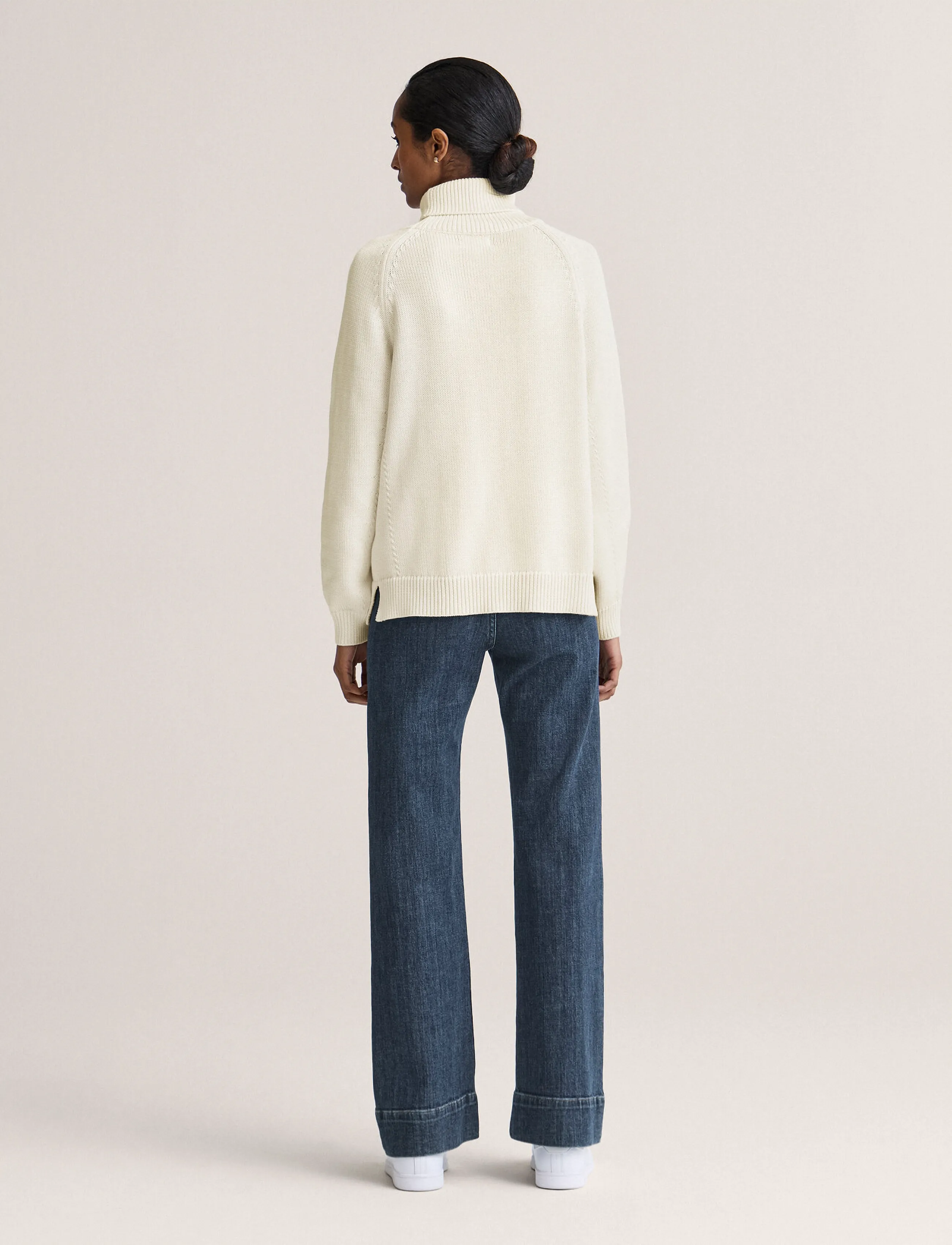 Newhouse - Iris Knitted Turtleneck - offwhite - 2