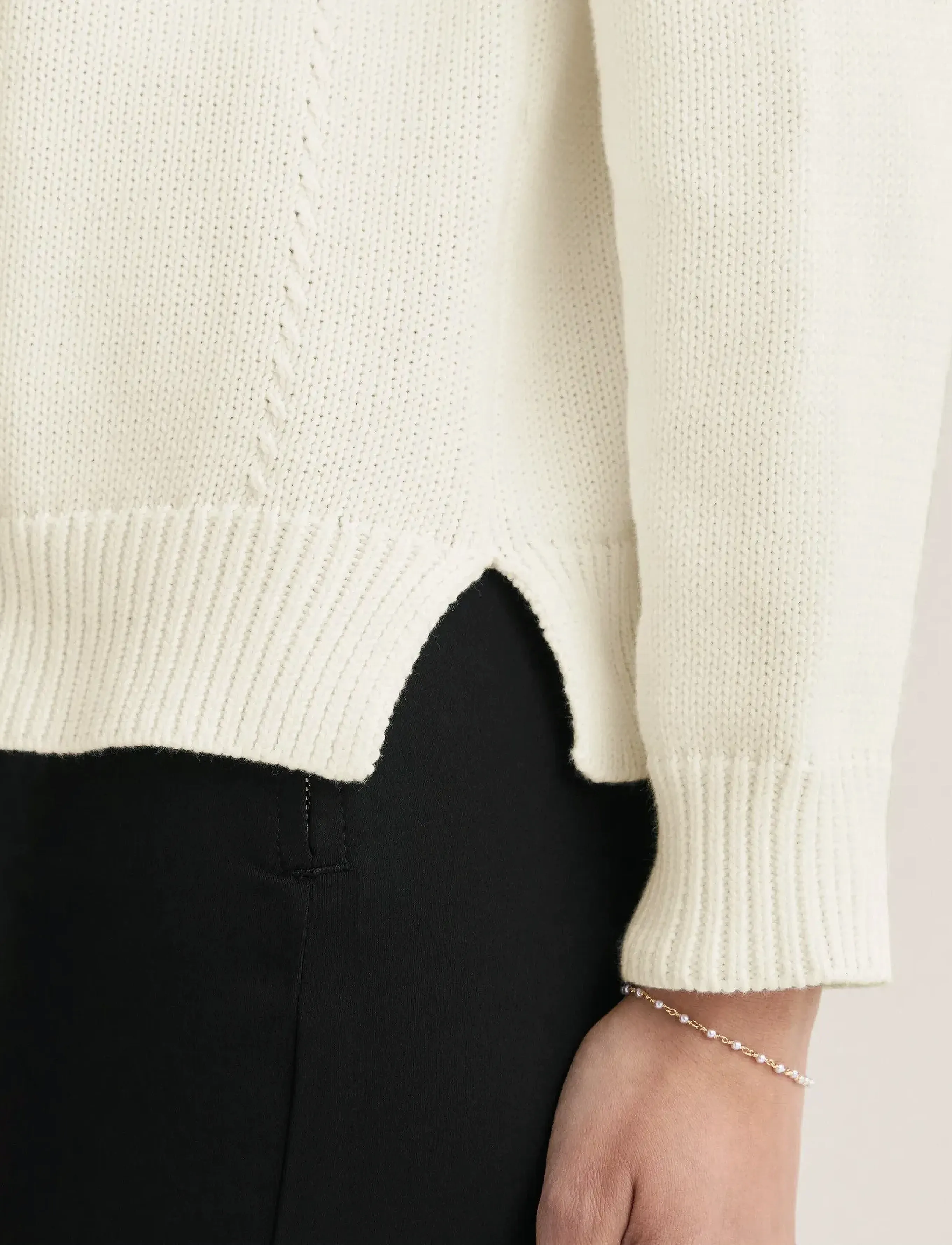 Newhouse - Iris Knitted Turtleneck - offwhite - 3
