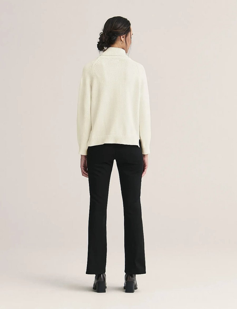 Newhouse - Iris Knitted Turtleneck - rollkragenpullover - offwhite - 4