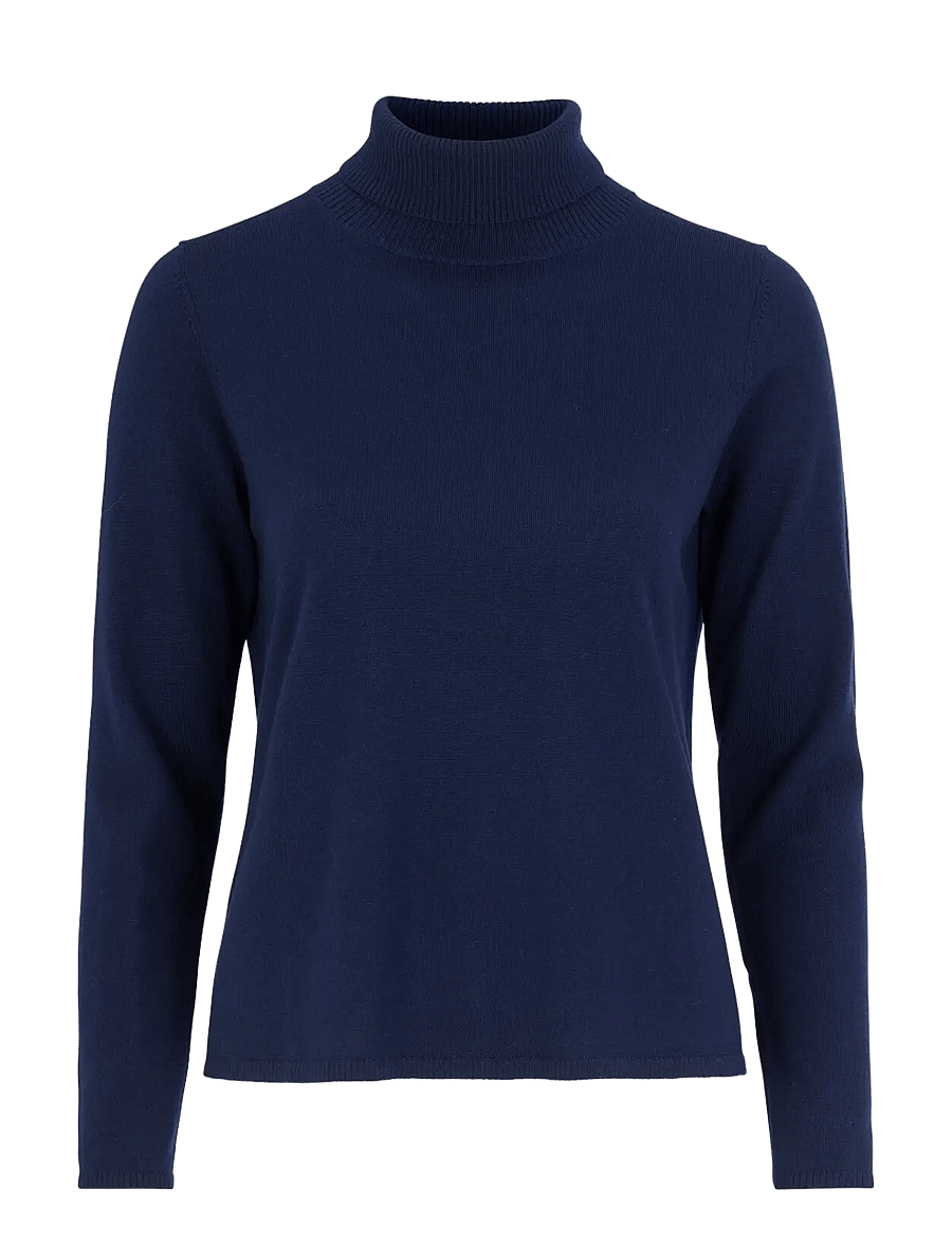Newhouse - Siri Merino Turtleneck - kõrge kaelusega kudumid - navy - 1
