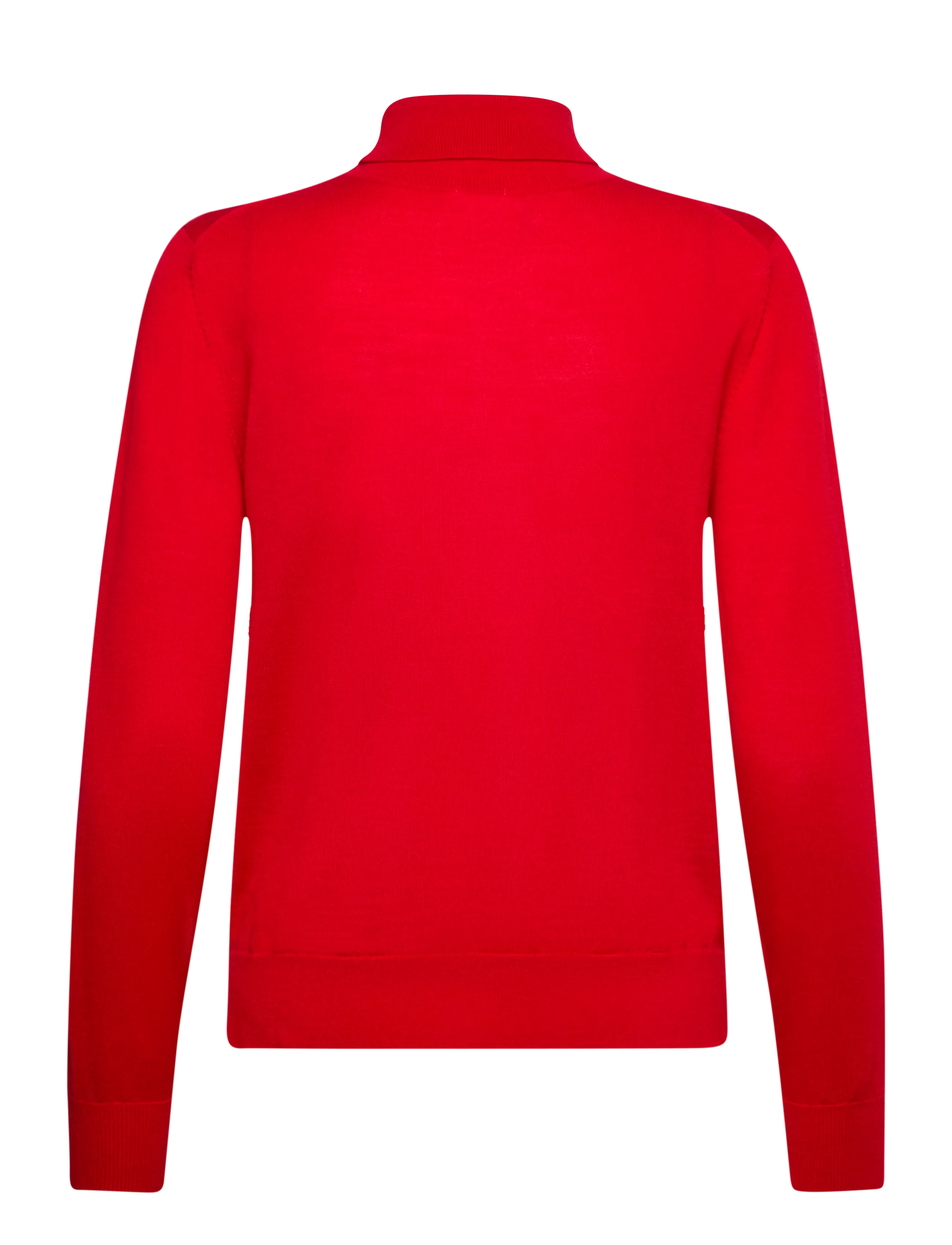 Newhouse - Siri Merino Turtleneck - autumn clothing - red - 2