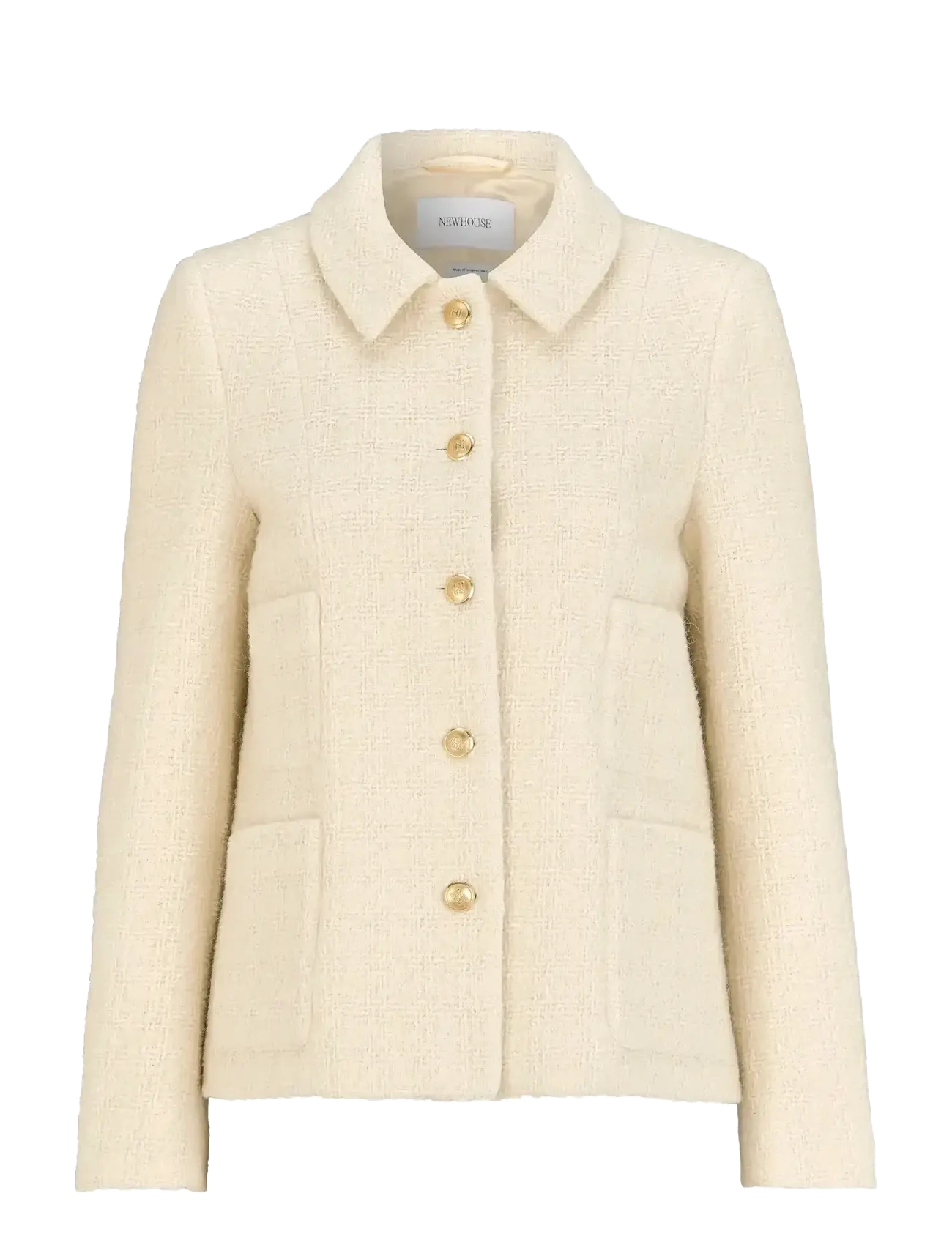 Newhouse Isa Jacket - Bouclés - IVORY / cream