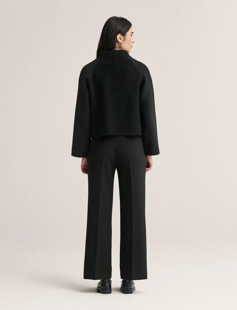 Newhouse - Disa Doubleface Jacket - uldjakker - black - 3