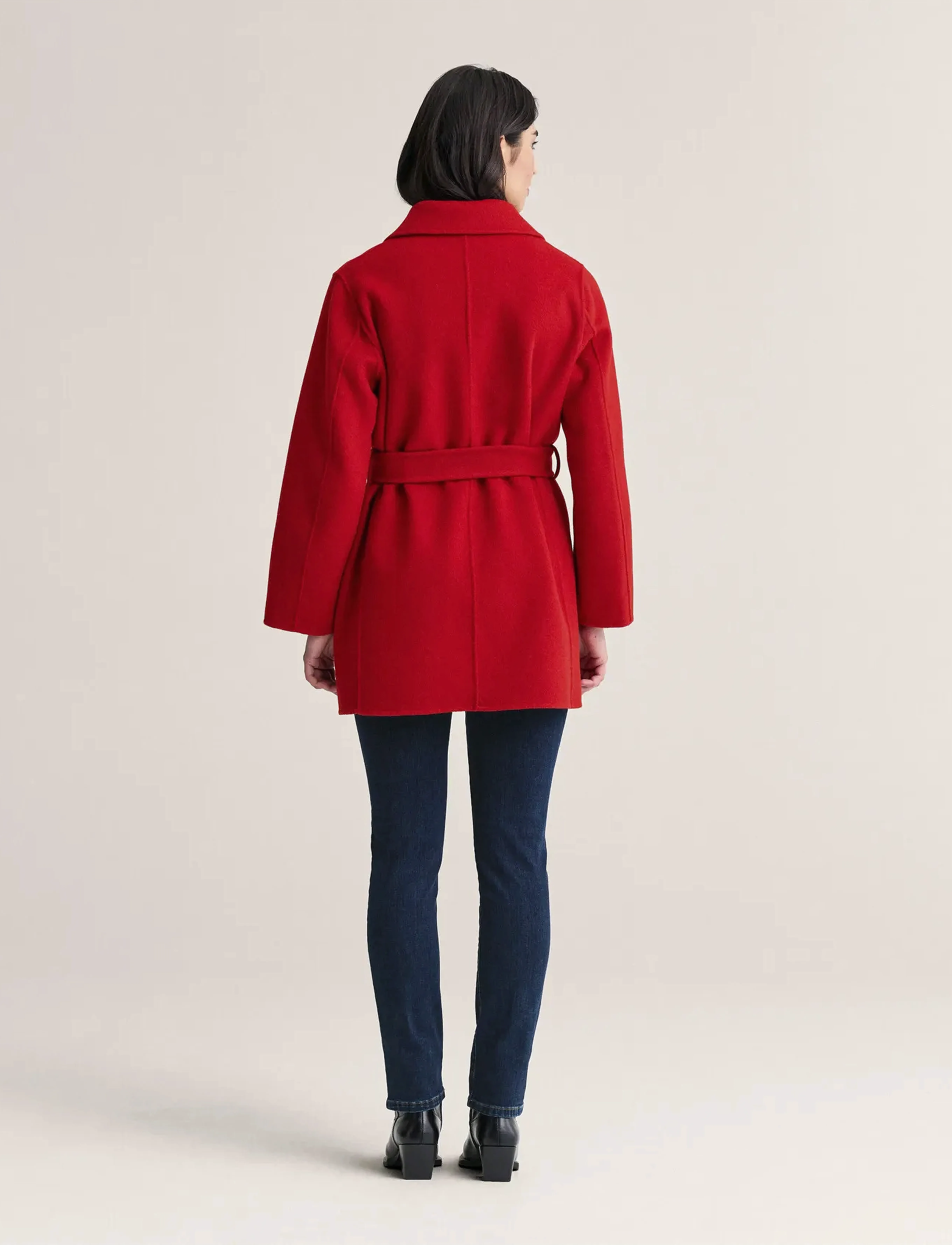 Newhouse - Saga Doubleface Coat - ruby red - 3