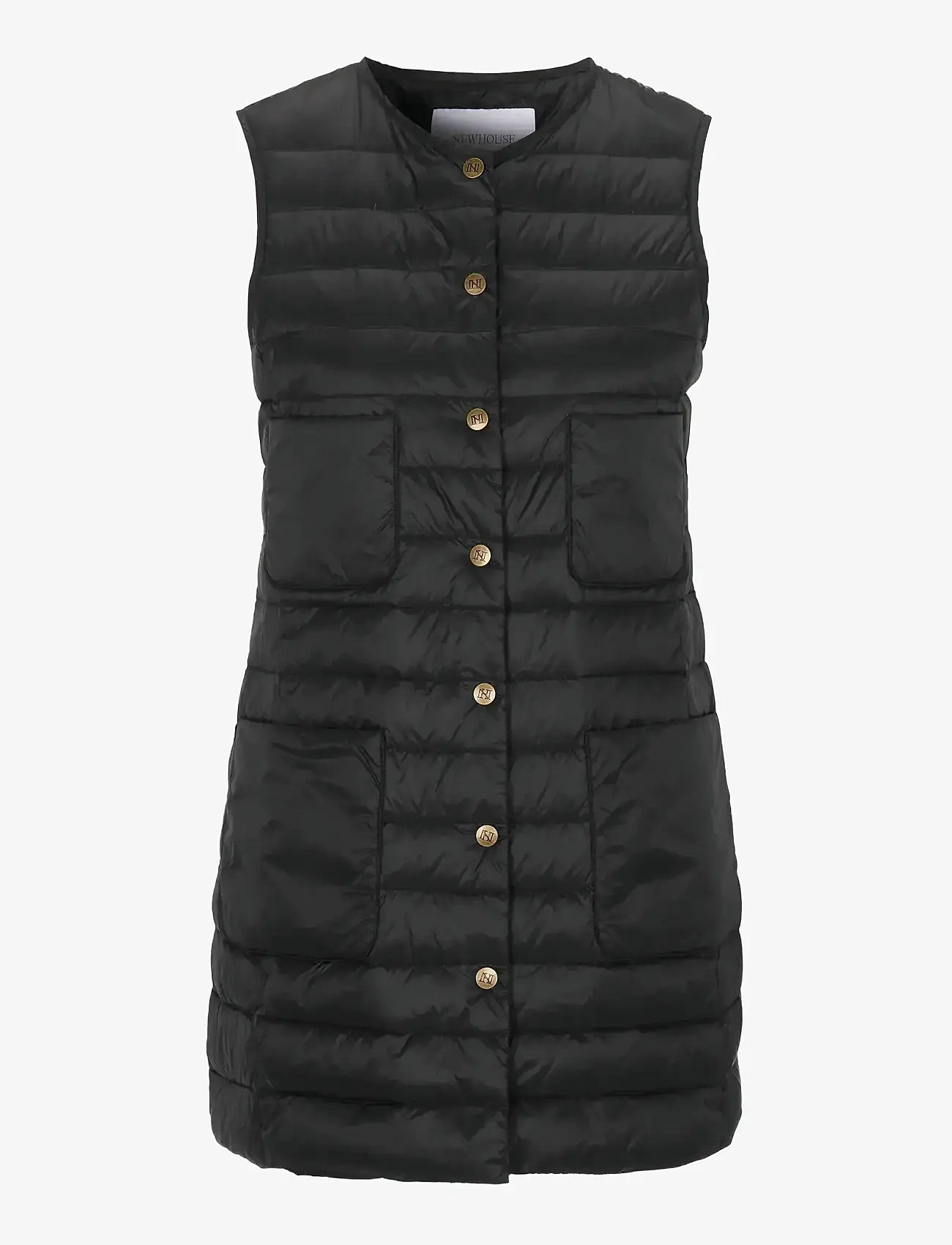 Newhouse - Pauline Down Vest - efterårsjakker - black - 1