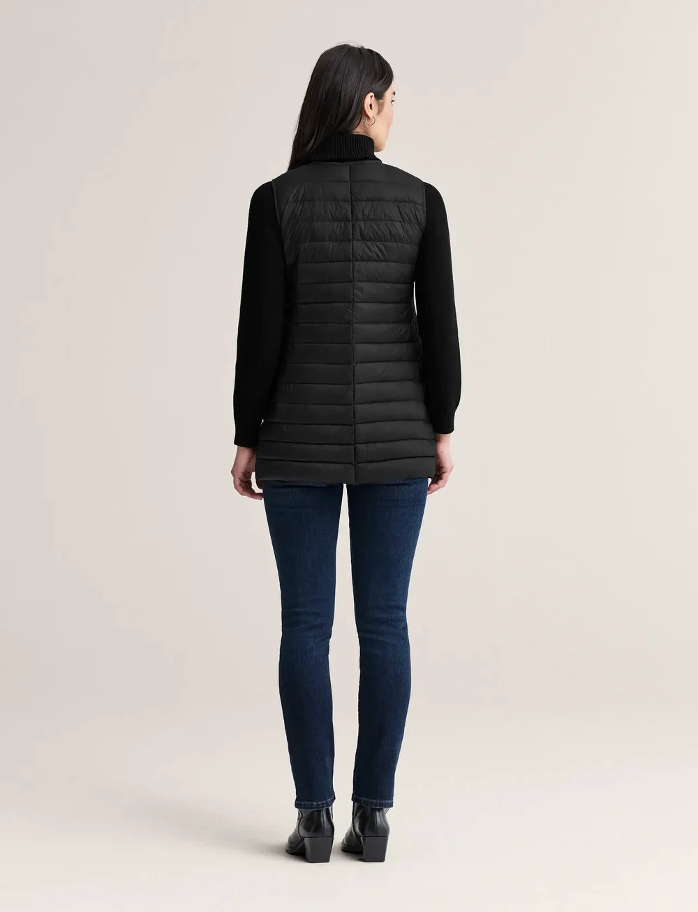 Newhouse - Pauline Down Vest - herbstjacken - black - 3