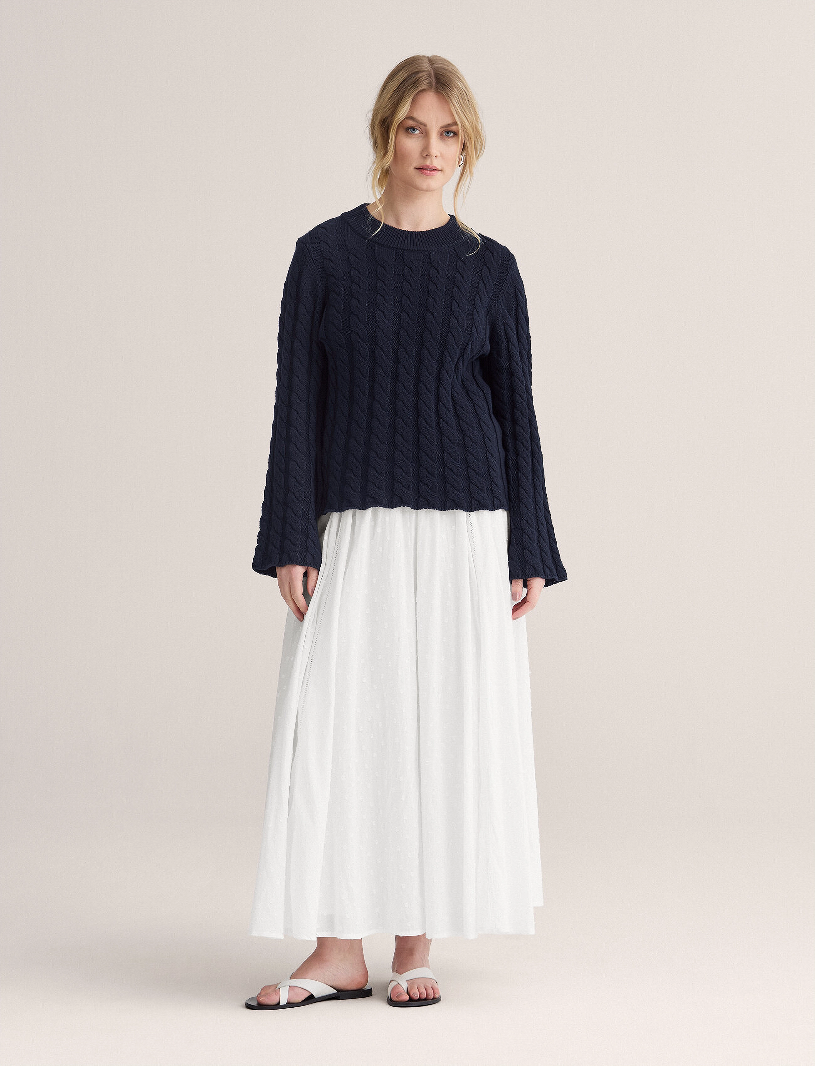 Newhouse Valeria Skirt - Nederdele - 100 / white