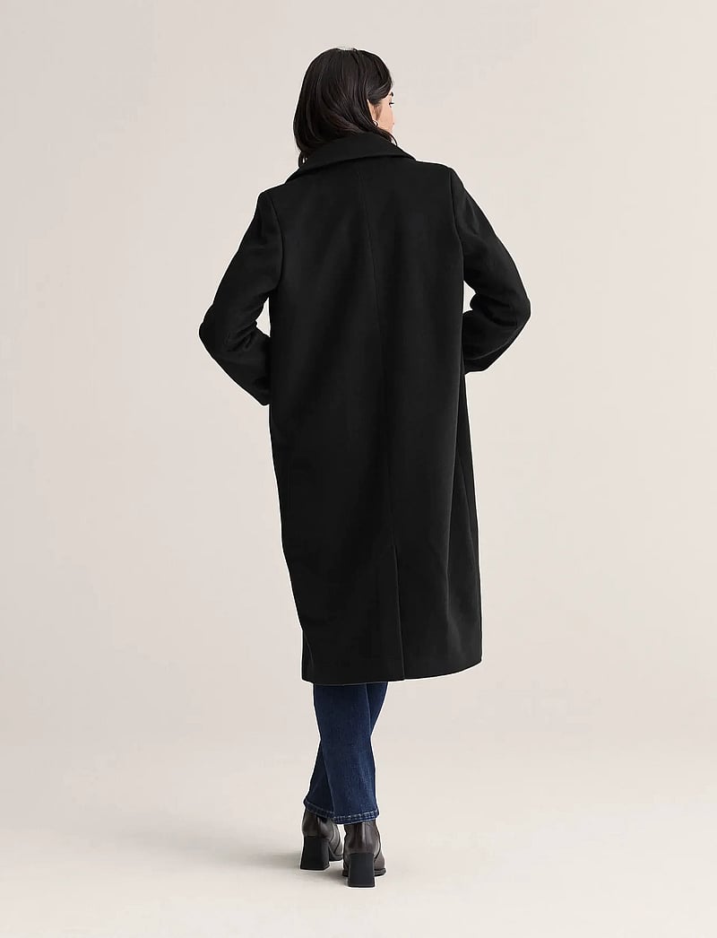 Newhouse - Meghan Coat - wollmäntel - black - 3