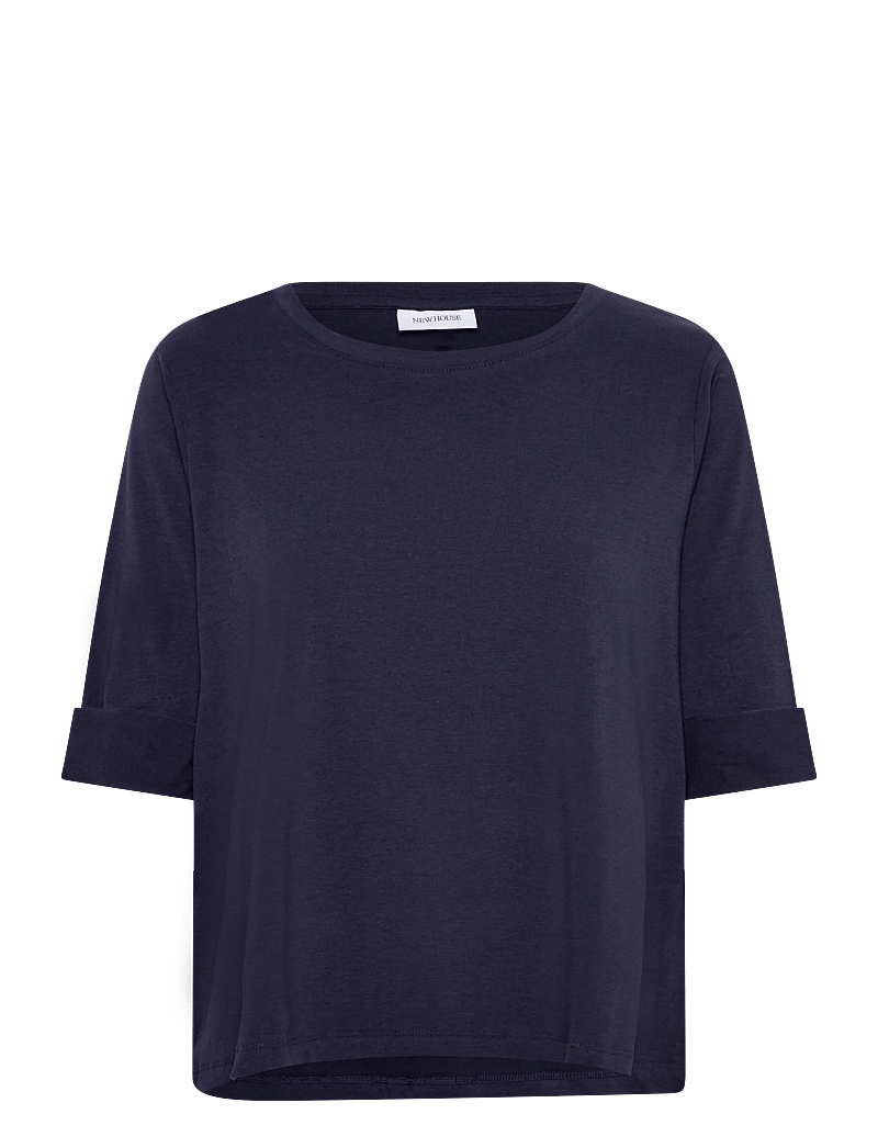 Newhouse - Namie Top - t-shirts - navy - 0