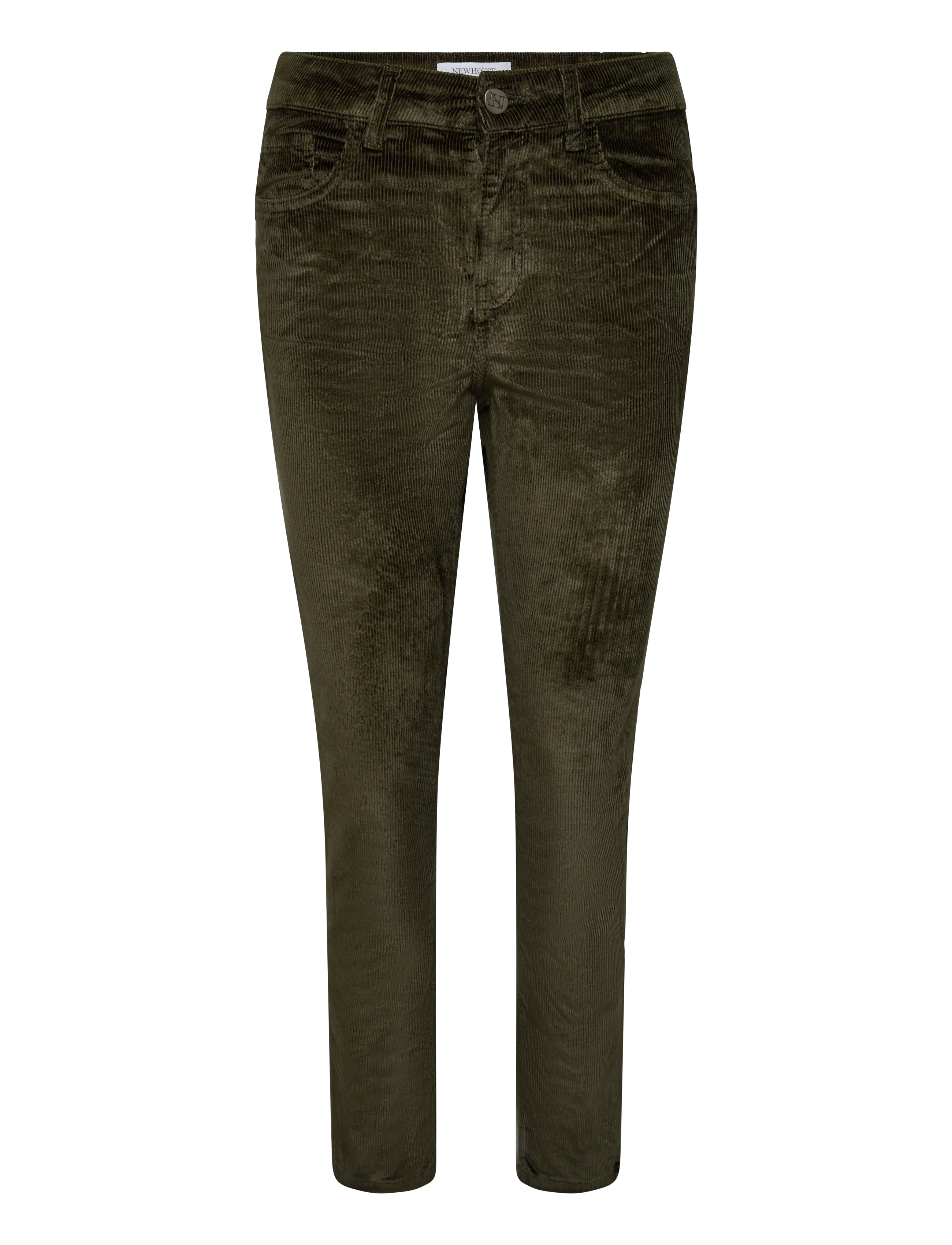 Newhouse Nora Cord Trousers - Newhouse - HUNTER'S GREEN / khaki/green