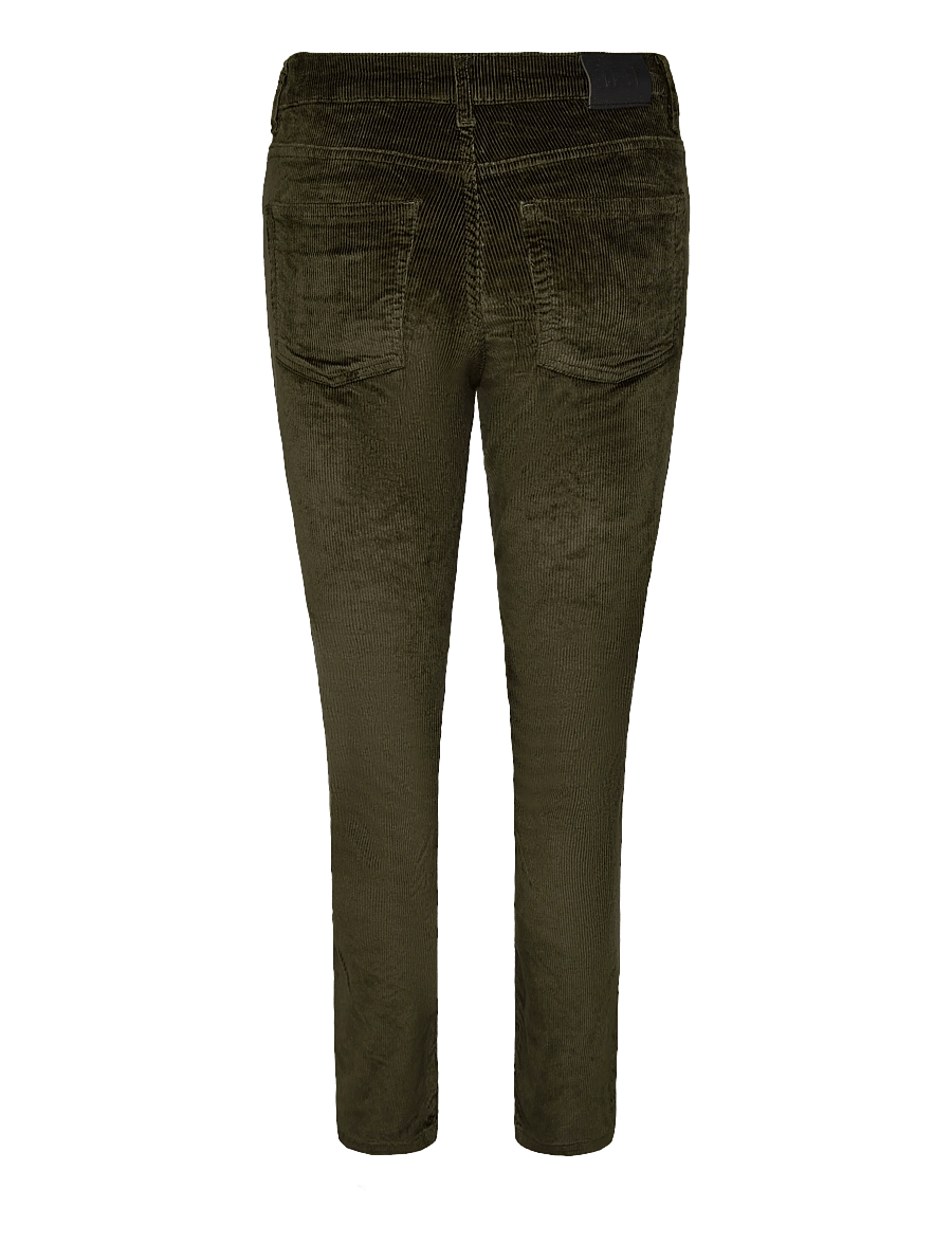 Newhouse - Nora Cord Trousers - hose mit geradem bein - hunter's green - 2