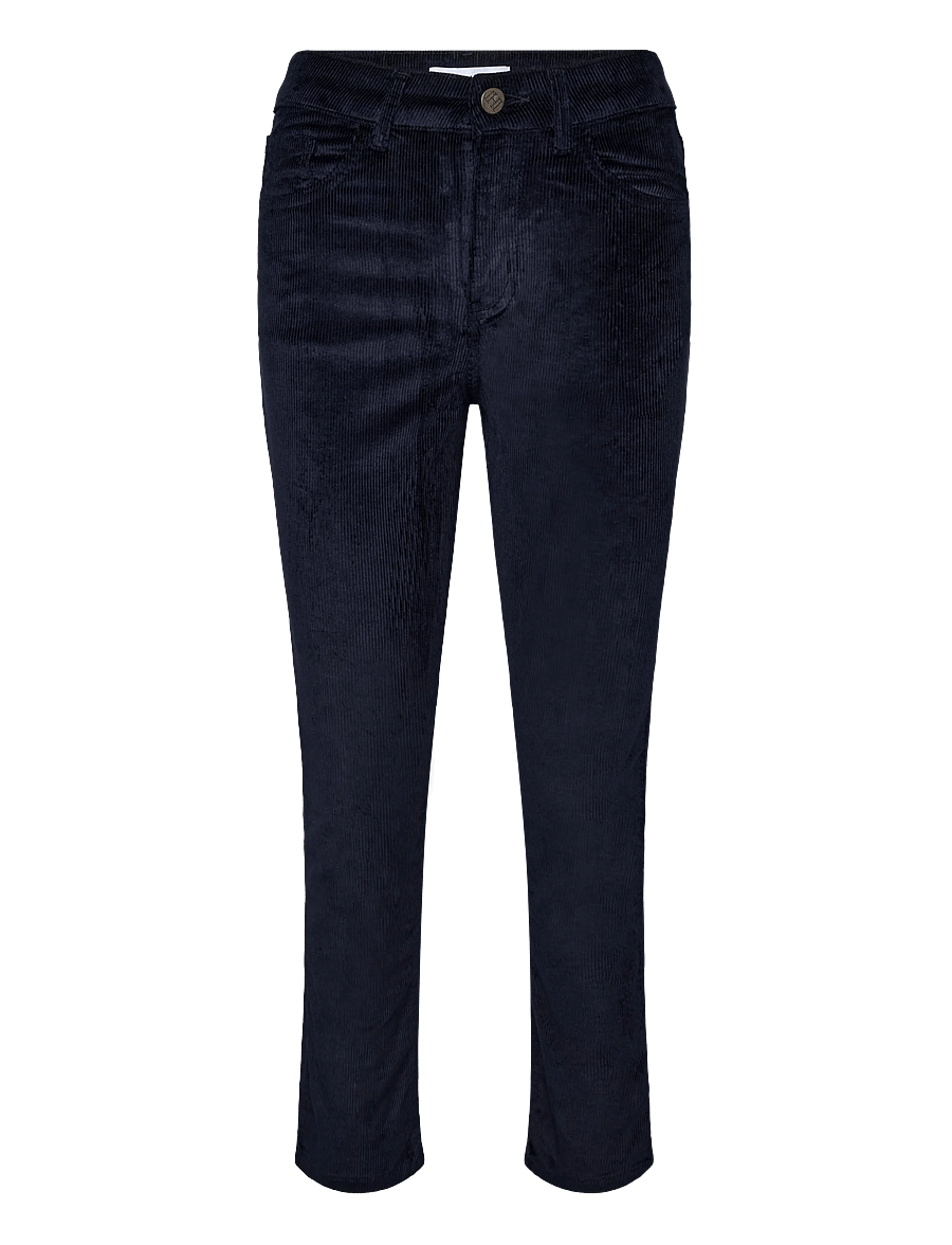 Newhouse - Nora Cord Trousers - hose mit geradem bein - navy - 1