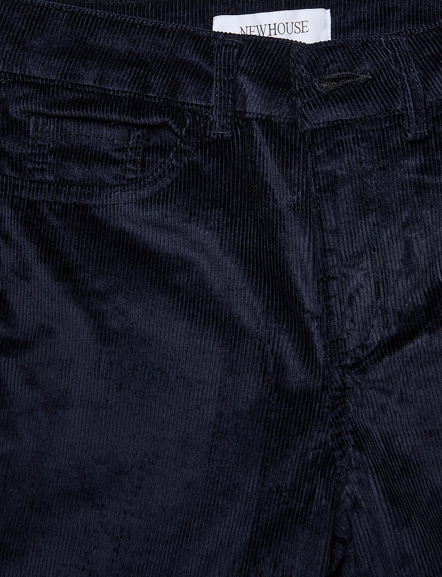 Newhouse - Nora Cord Trousers - hose mit geradem bein - navy - 4