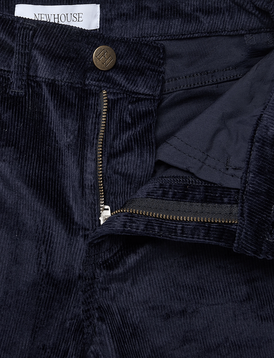 Newhouse - Nora Cord Trousers - hose mit geradem bein - navy - 5